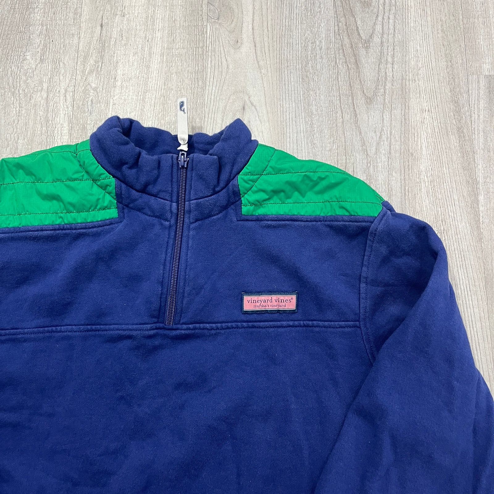 Vineyard Vines Vineyard Vines 1/4 Pullover Men's Small Blue Green Preppy Size US S / EU 44-46 / 1 - 2 Thumbnail