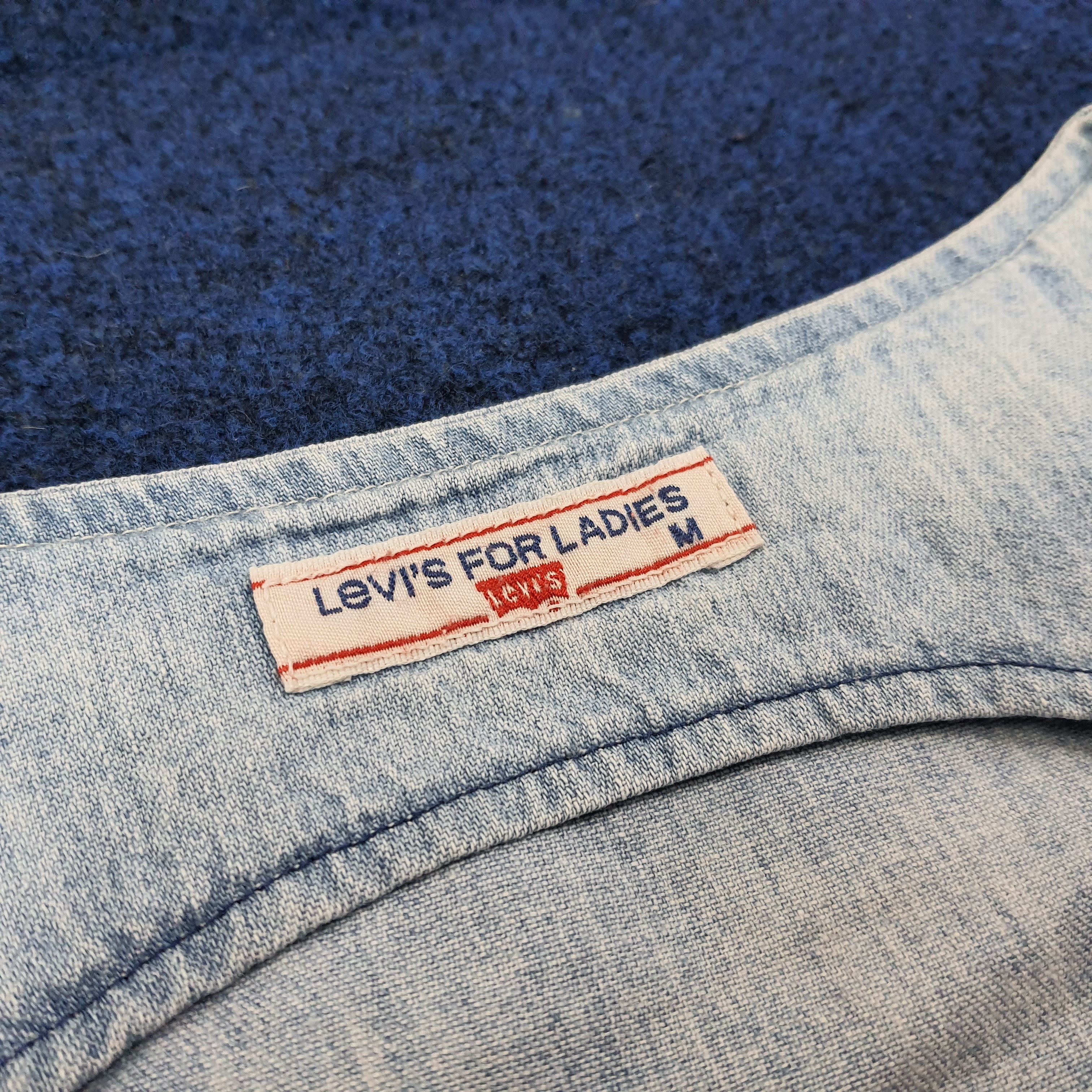 Levi's Vintage Levi's for Ladies Denim Tank Top C267N36 Size XS / US 0-2 / IT 36-38 - 4 Thumbnail