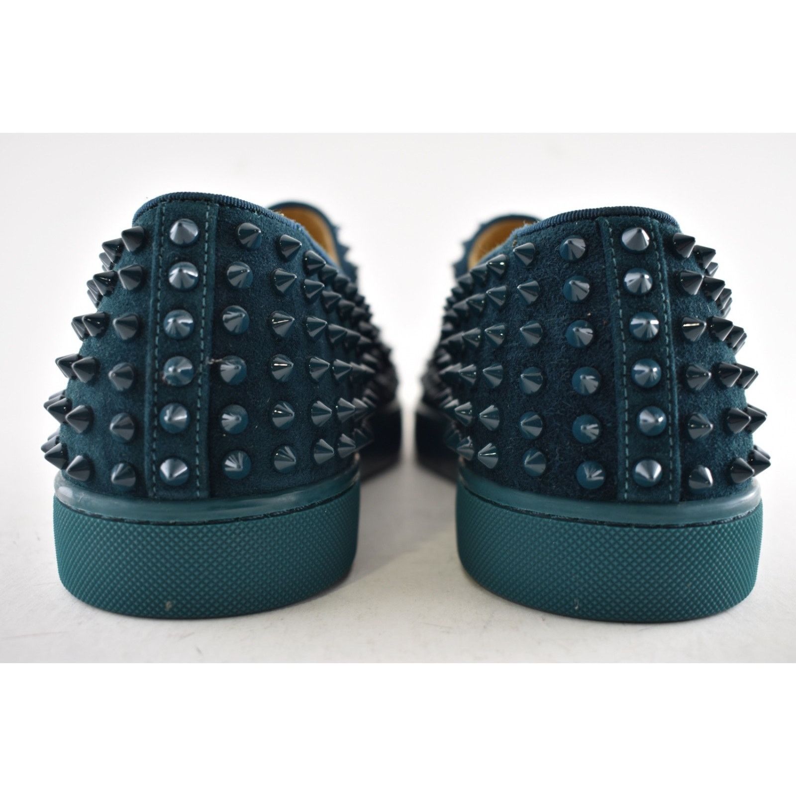Christian Louboutin Christian Louboutin Roller-Boat Flat Lagune Blue Spikes Low Size US 10.5 / EU 43-44 - 11 Thumbnail