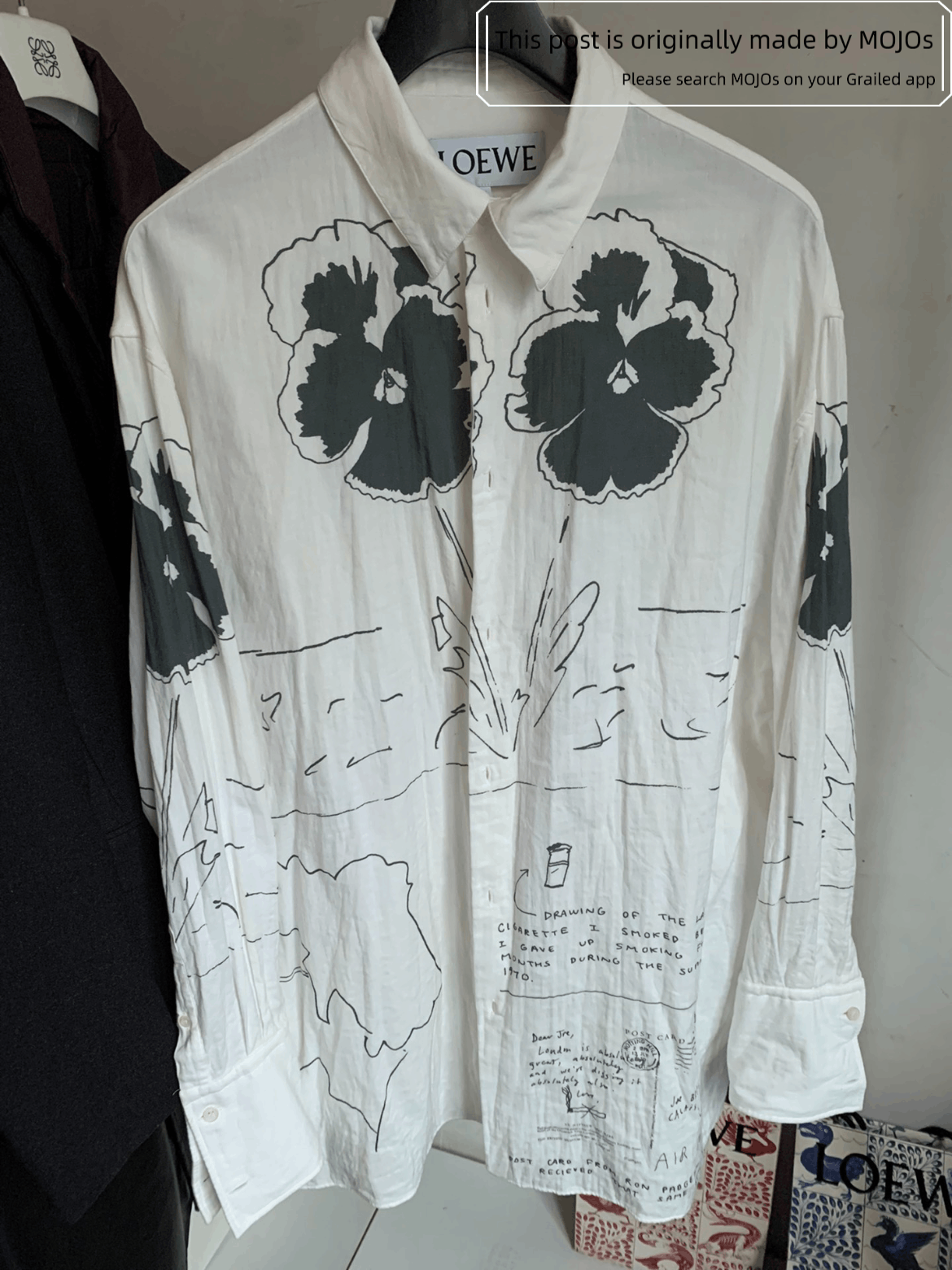 Loewe Sz 48 Loewe 21AW Flower Print Shirt Size US M / EU 48-50 / 2 - 1 Thumbnail