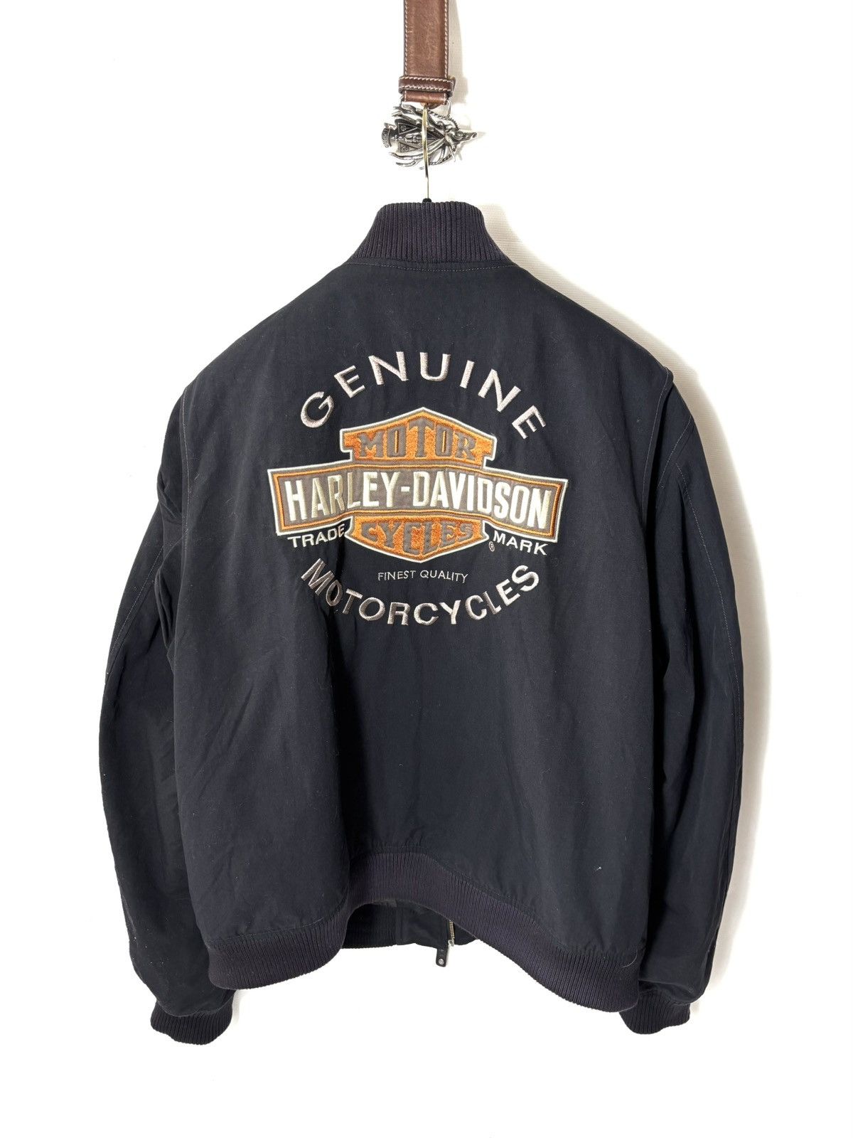 Vintage Vintage Harley Davidson Quitted Bomber Jacket Size US XXL / EU 58 / 5 - 1 Thumbnail