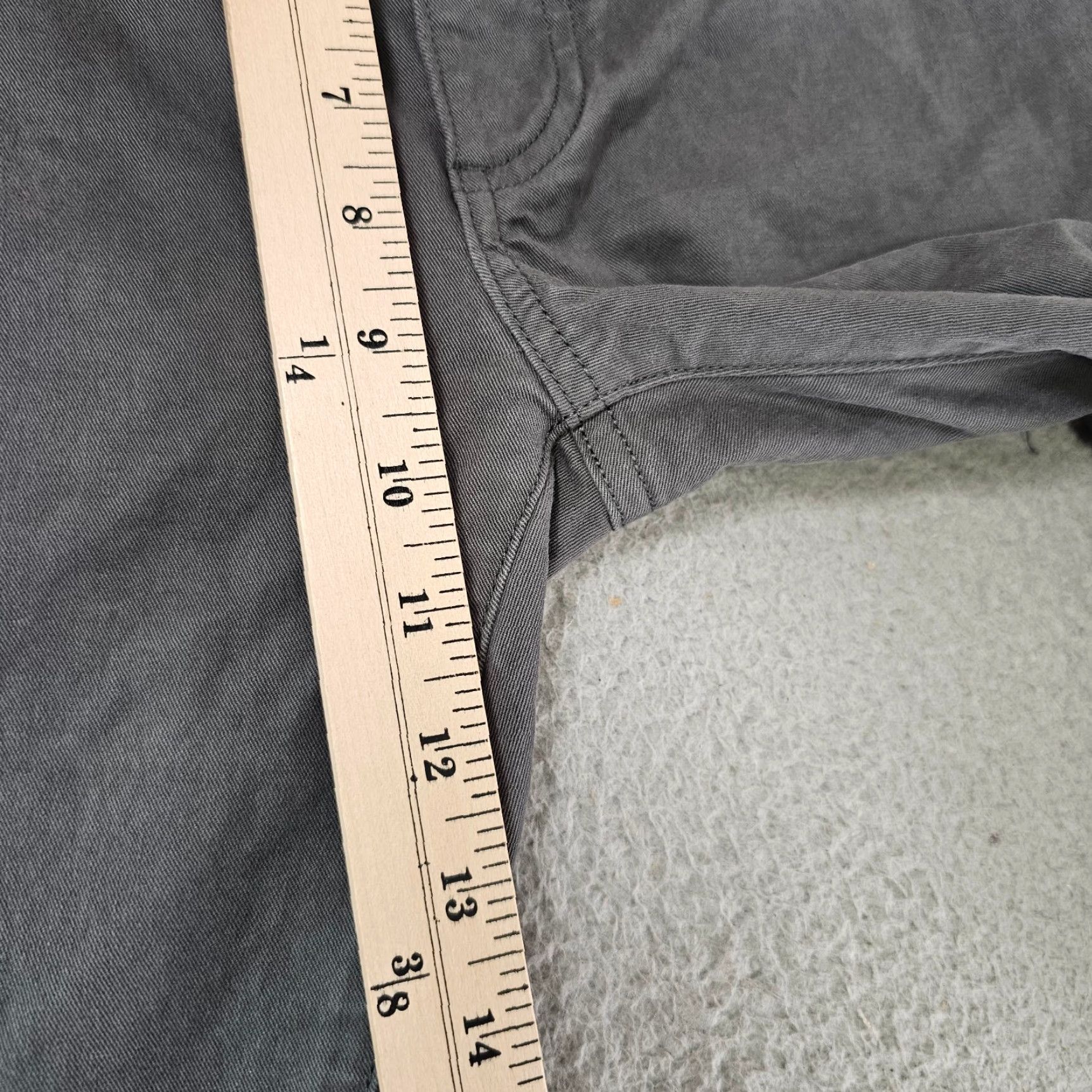 Flint And Tinder Flint and Tinder Jeans Mens Slim Tapered 31x30 Grey Denim Zip Button 5-Pocket City Preppy Modern Stretch Size US 31 - 4 Thumbnail