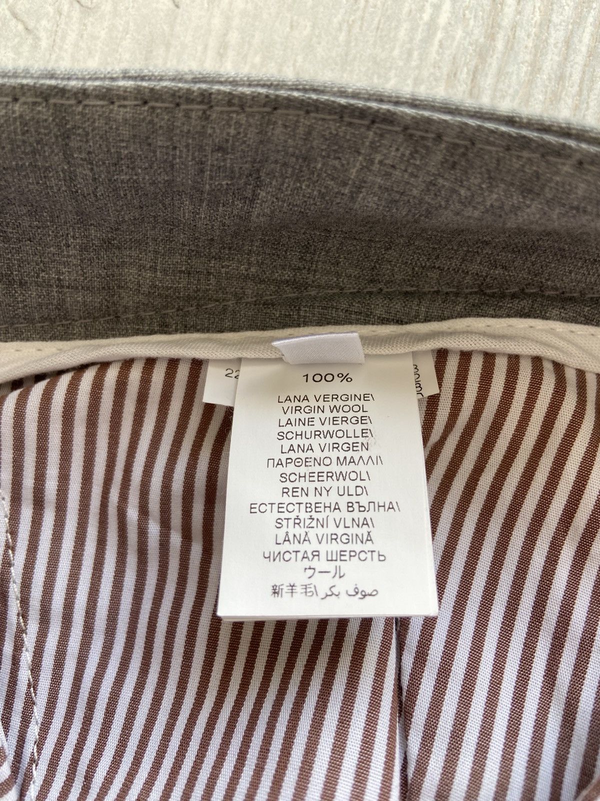Brunello Cucinelli Brunello Cucinelli Leisure Fit Virgin Wool Cargo Pants Size US 39 - 15 Thumbnail