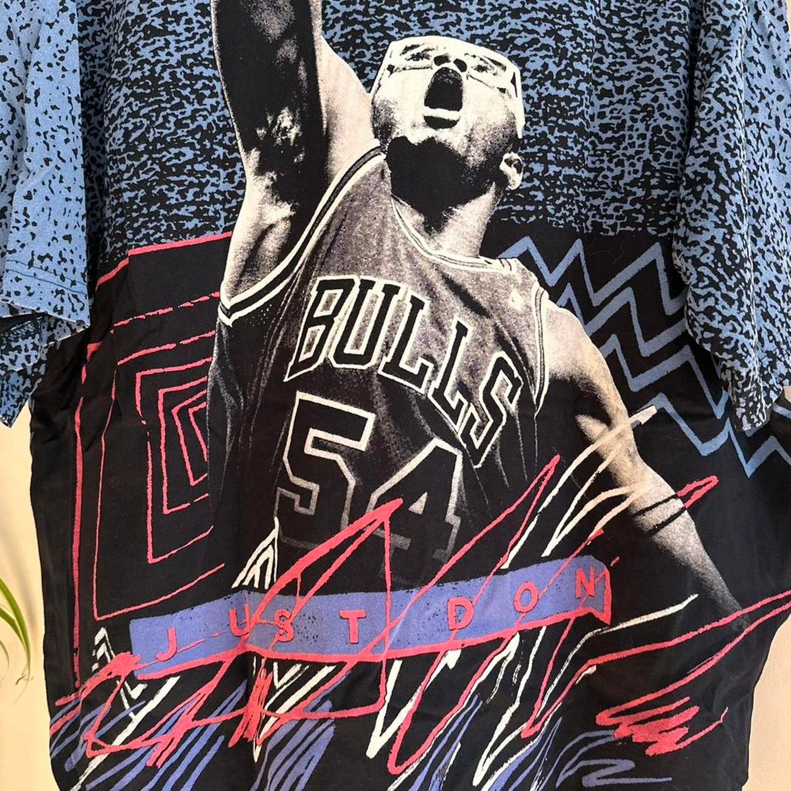 Just Don × Vintage Vintage Y2K Just Don Chicago Bulls AOP Shirt Size US XL / EU 56 / 4 - 7 Thumbnail