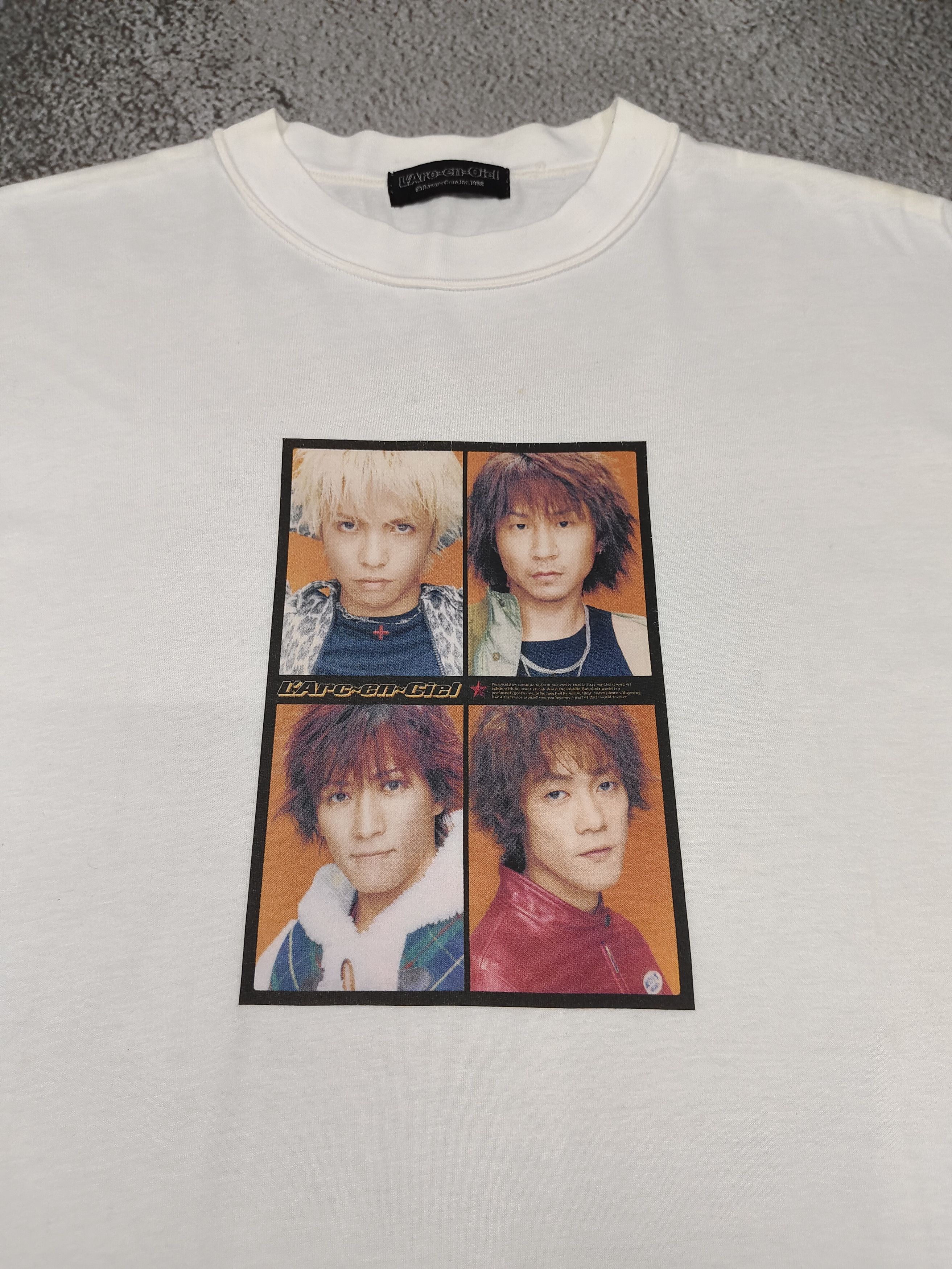 Band Tees 98 L'Arc en Ciel- Japanese Rock Vkei Band Photo Print Tshirt Size US M / EU 48-50 / 2 - 4 Thumbnail
