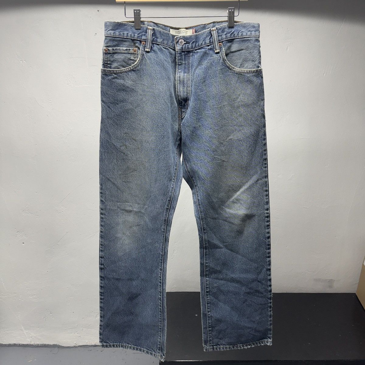 Vintage Levi's 517 Faded Flare Jeans ERD Chrome Grunge