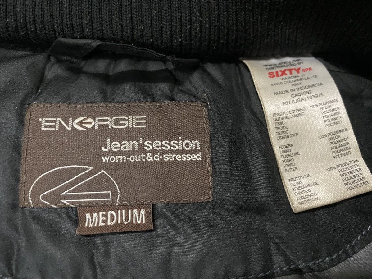 Energie × Vintage VINTAGE Y2K ENERGIE JEAN SESSION PUFFER RIDER JACKET Size US M / EU 48-50 / 2 - 6 Thumbnail