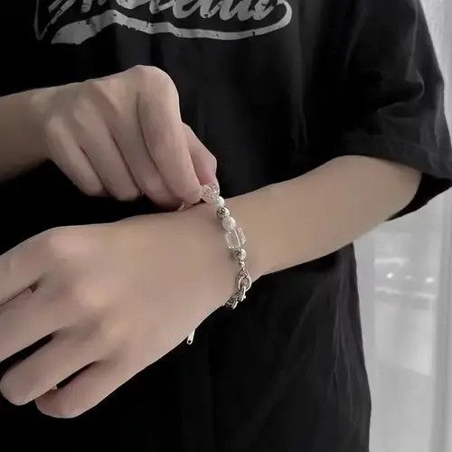 Jewelry Quartz Gemstone Beaded Bracelet Size ONE SIZE - 1 Thumbnail
