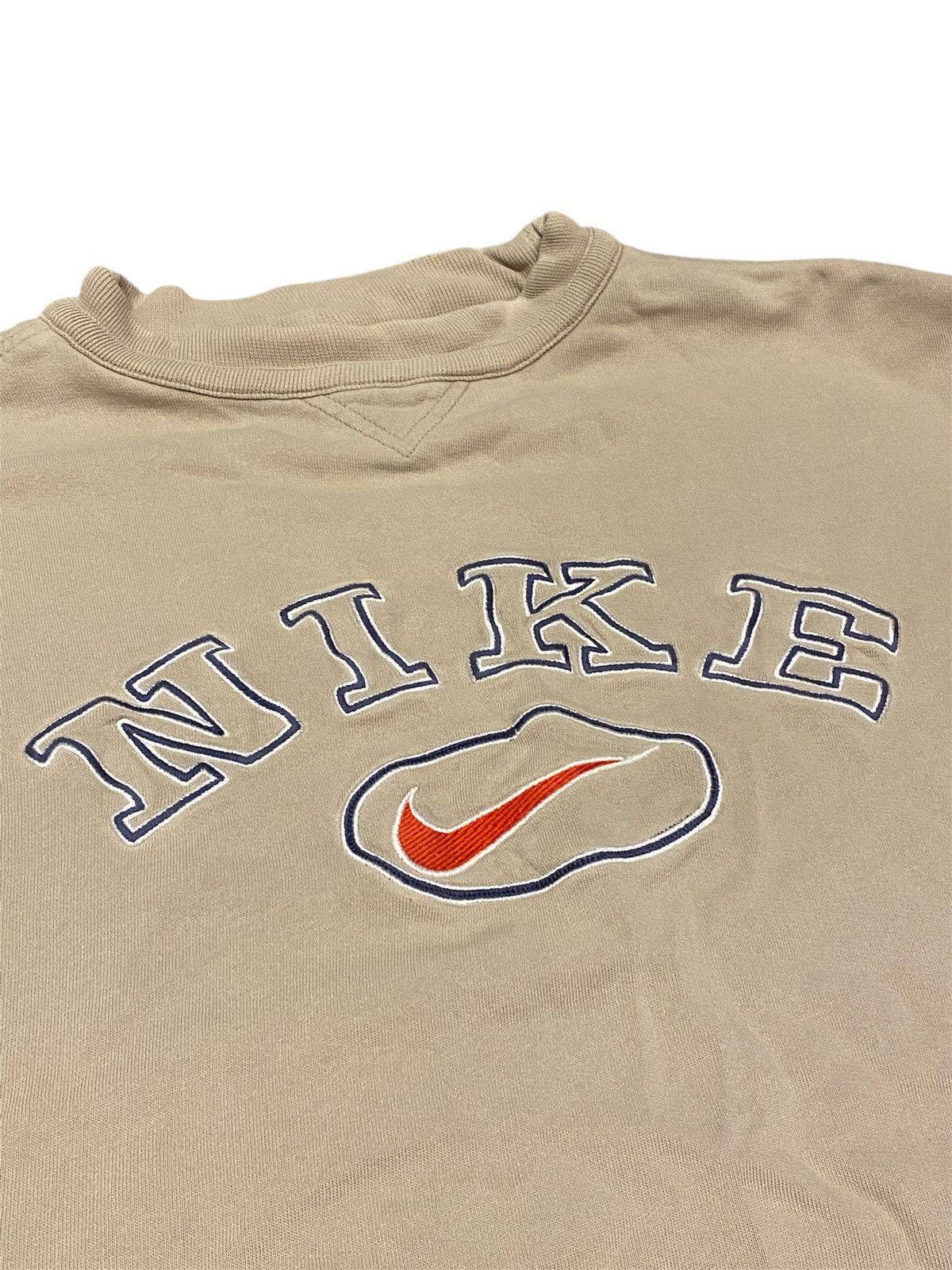 Nike × Vintage Spellout Nike Embroidered Crewneck Vintage 90s Size US M / EU 48-50 / 2 - 2 Thumbnail