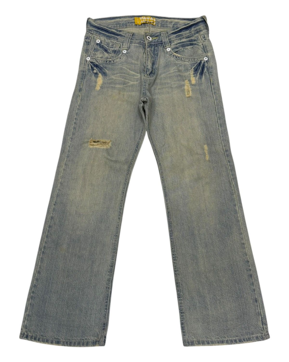 GOSTAR DE FUGA Flare Jeans Mud Wash Chouette Rusty Jeans Size US 31 - 1 Thumbnail