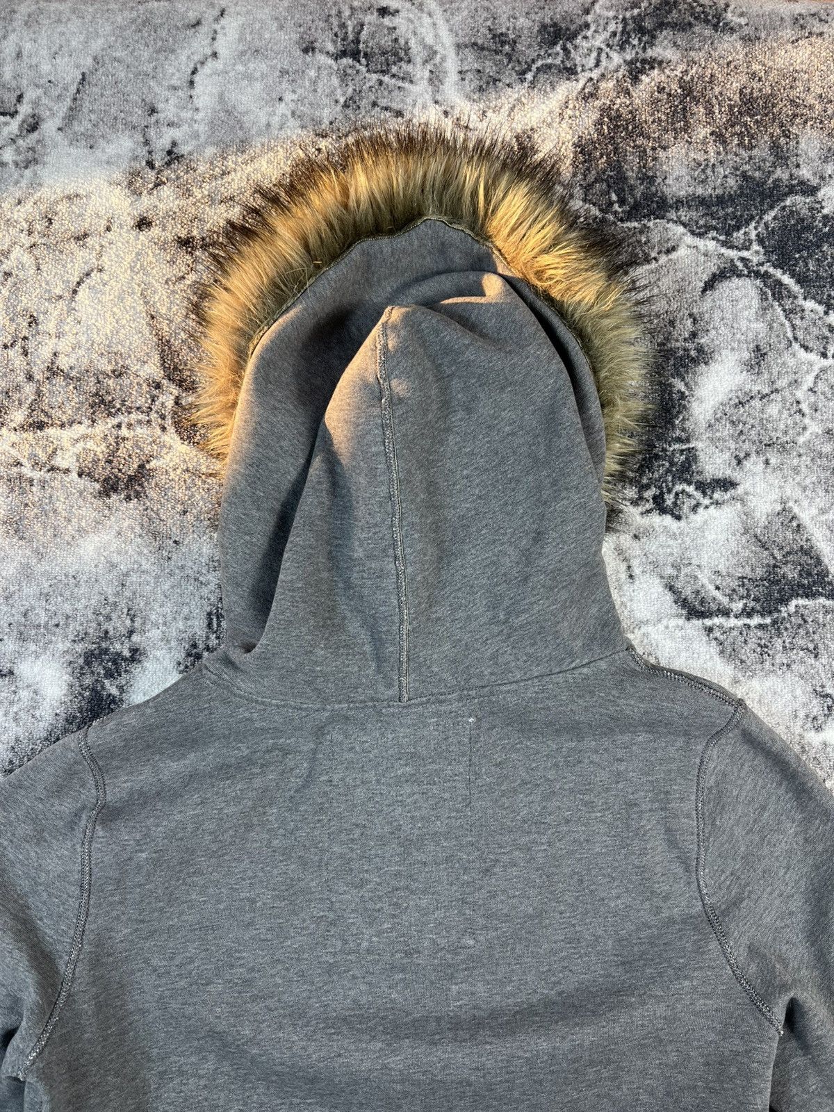 Abercrombie & Fitch Abercrombie & Fitch Fur Hoodie Distressed Y2K XXL Size US XXL / EU 58 / 5 - 16 Thumbnail