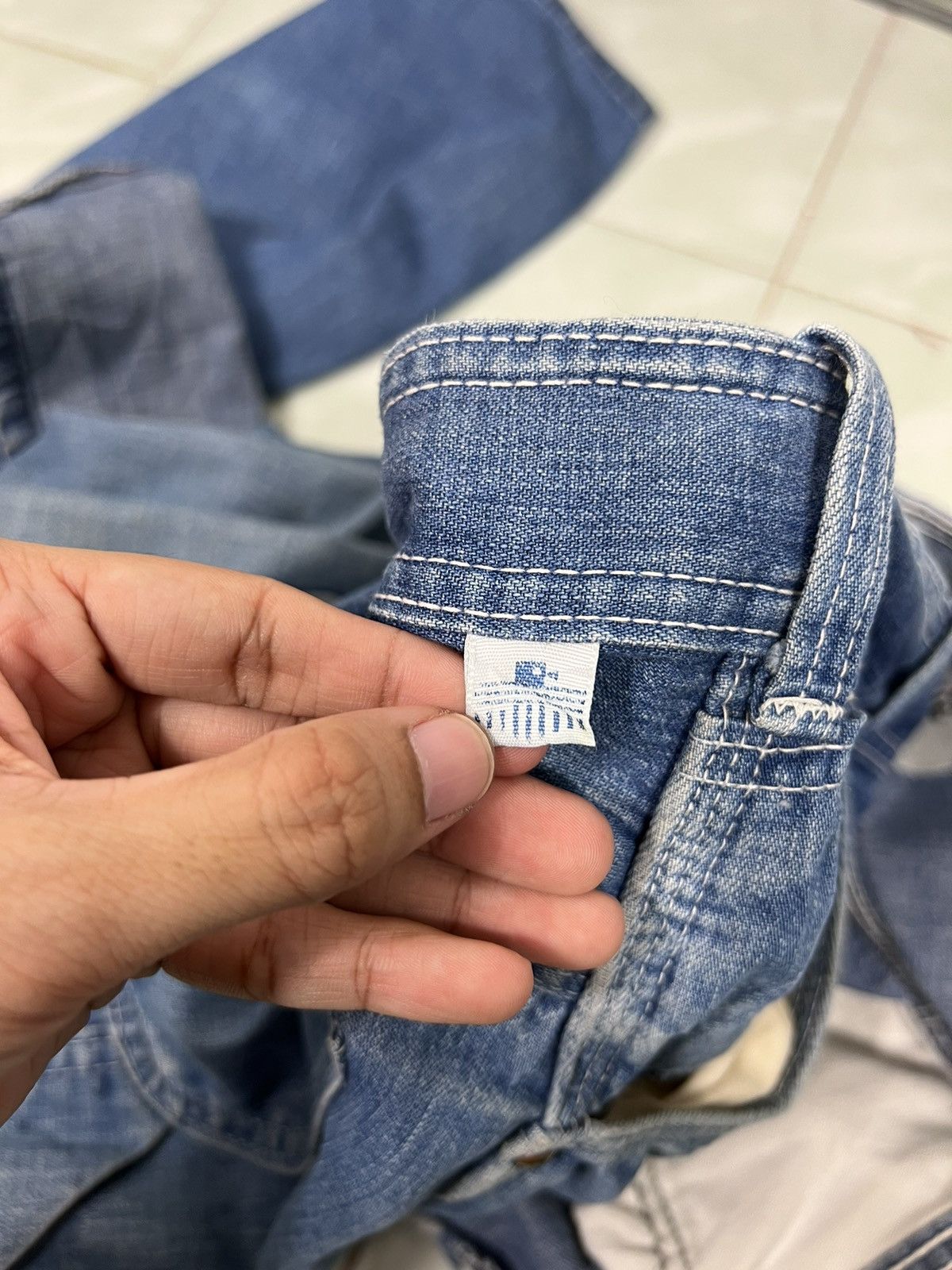 Nepenthes 🔥 CARPANTER DUNGAREES PANT MADE IN USA Size US 32 / EU 48 - 12 Thumbnail