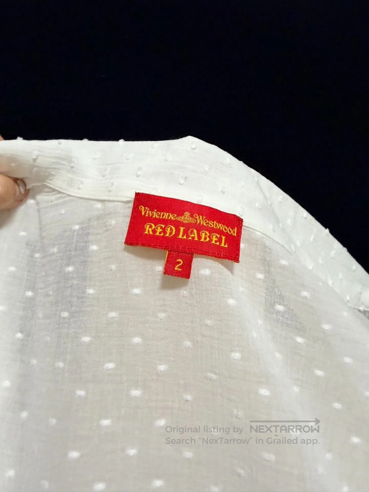 Vivienne Westwood Vivienne Westwood White Irregular Cotton Shirt. Size M / US 6-8 / IT 42-44 - 9 Thumbnail