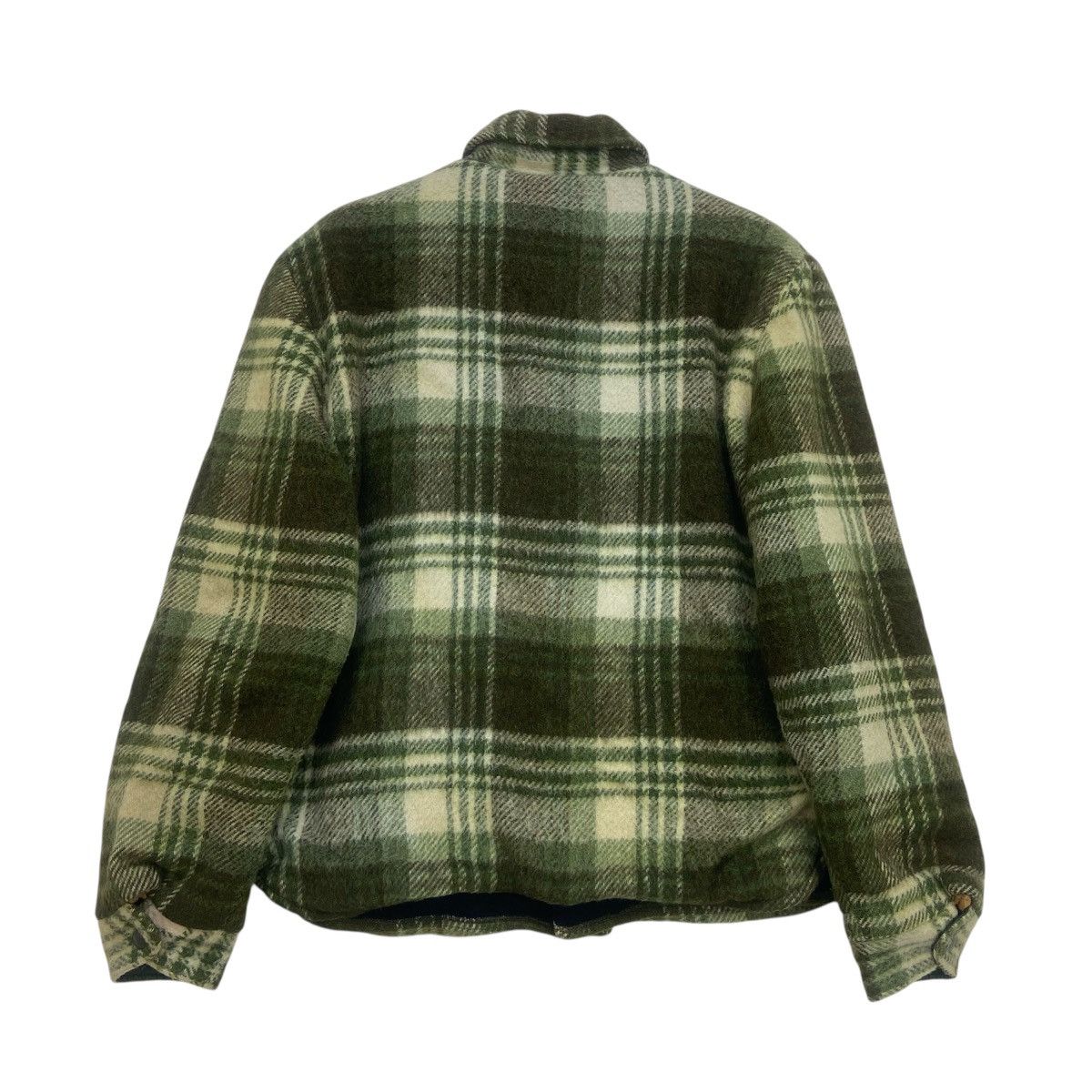 Towncraft Vintage 70s Towncraft Penneys Sherpa Mohair Plaid Jacket Size US M / EU 48-50 / 2 - 3 Thumbnail