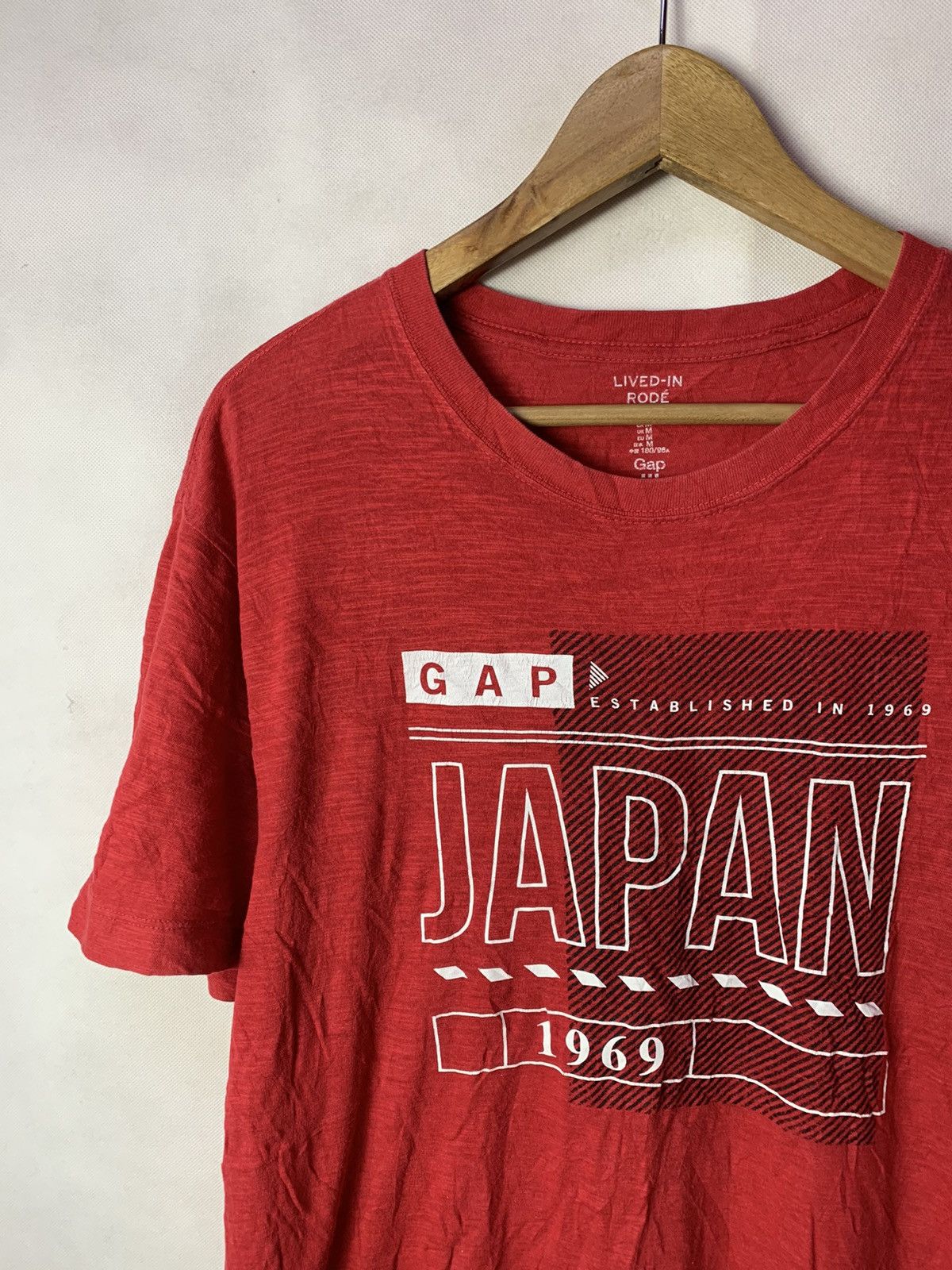 Gap 🔥GAP Japan 1969 Spellout Tee Size US M / EU 48-50 / 2 - 2 Thumbnail