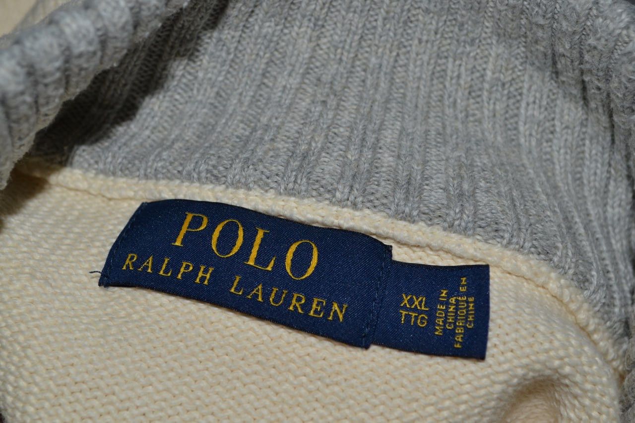 Polo Ralph Lauren × Vintage Polo Ralph Lauren Sweater Cotton 1/4 zip Size XXL Size US XXL / EU 58 / 5 - 8 Thumbnail