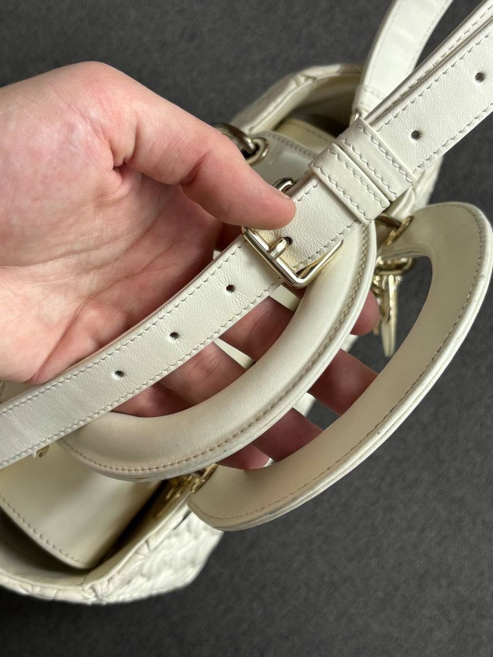 Dior Dior Lady Leather Bag Size ONE SIZE - 8 Thumbnail