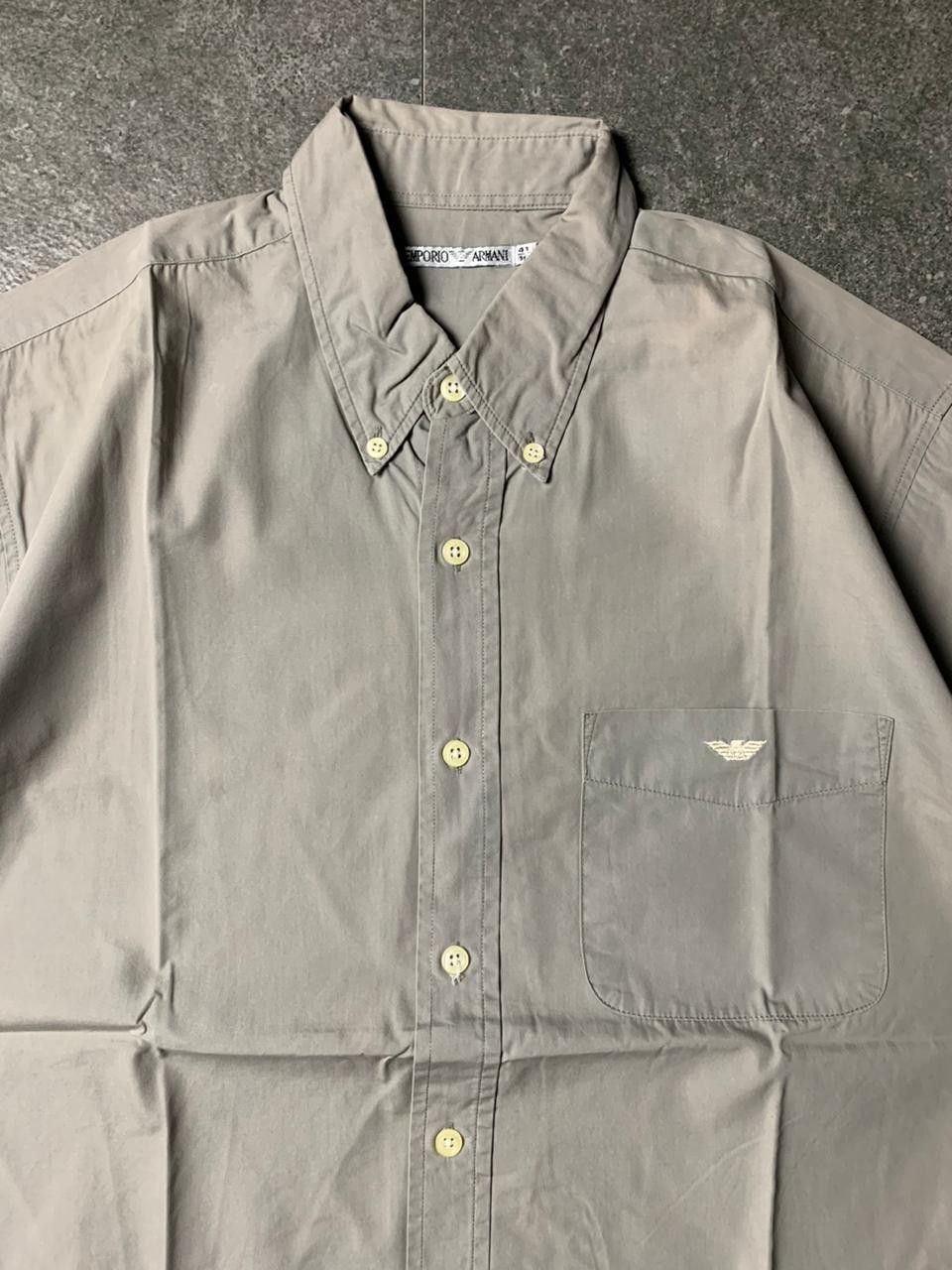 Emporio Armani 1990s Emporio Armani Harvard Shirt Size US M / EU 48-50 / 2 - 2 Thumbnail