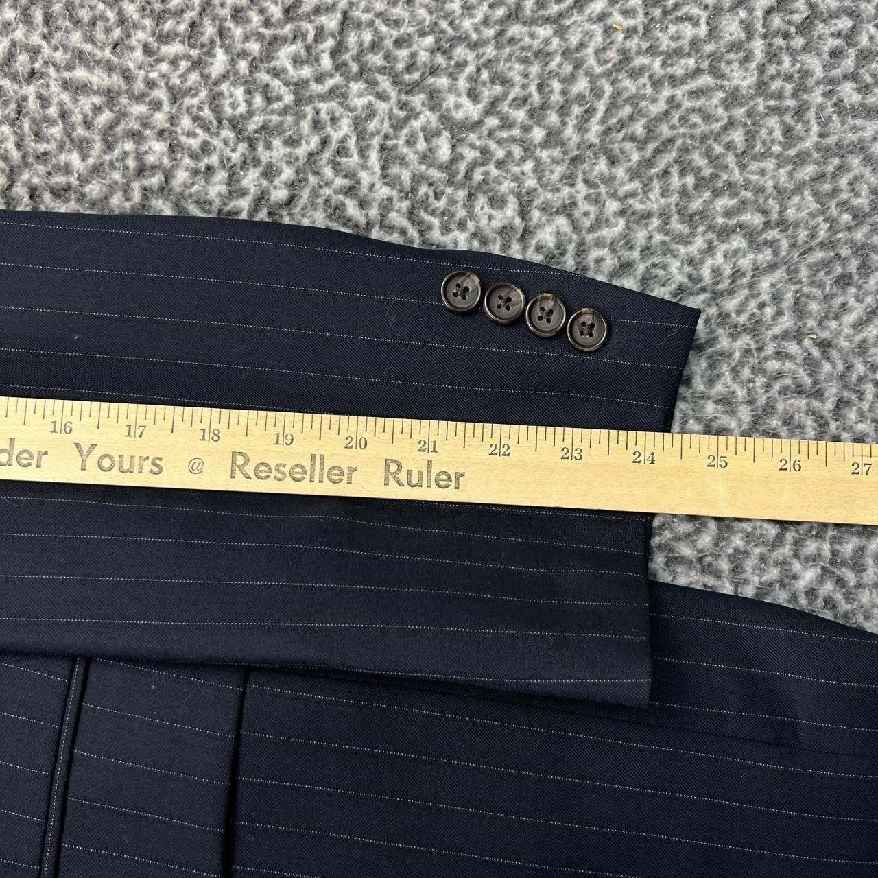 Lauren Ralph Lauren Lauren Ralph Lauren Blazer Men 38R Pinstripe Two Button Wool Size 38R - 7 Thumbnail