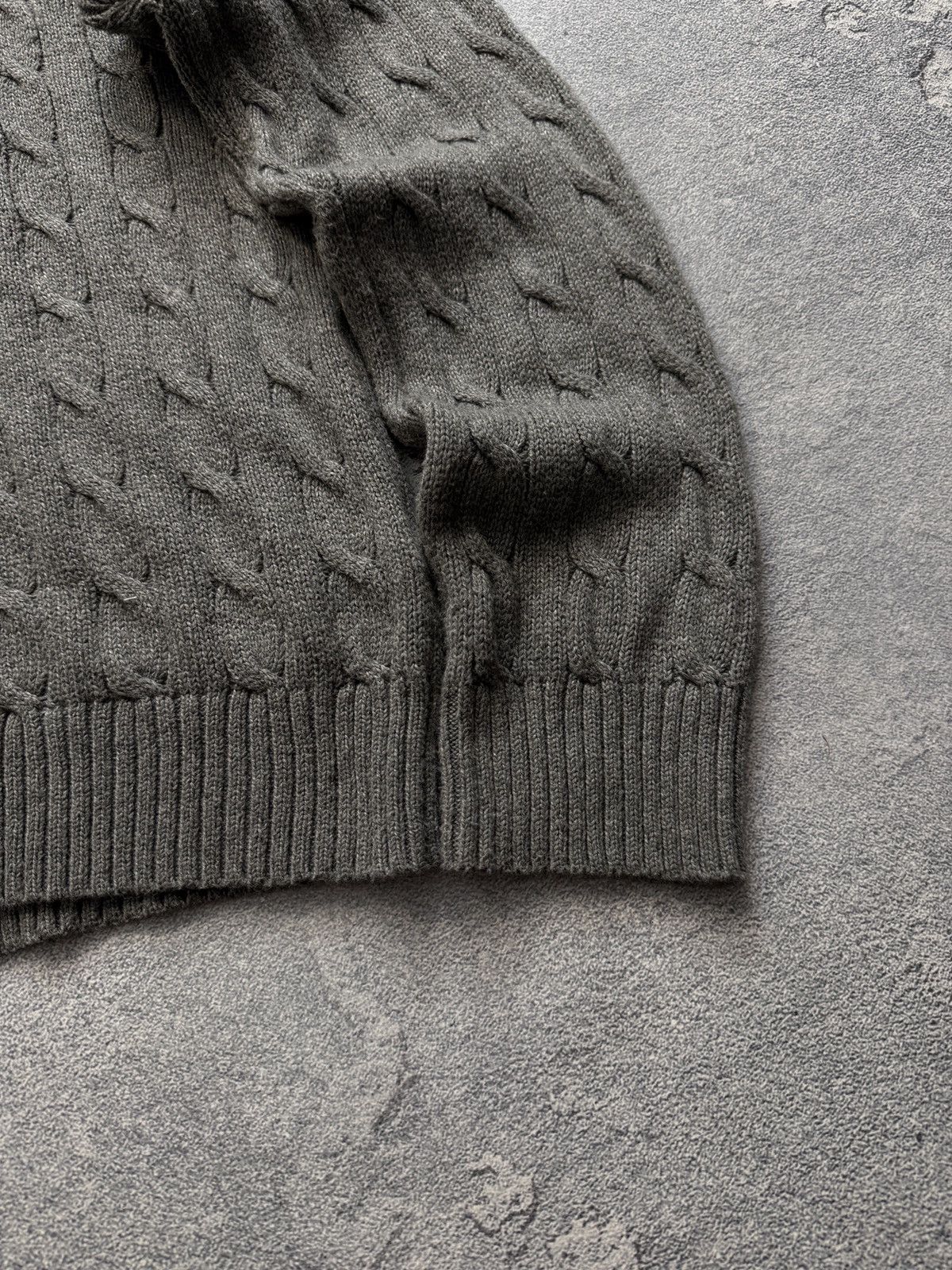 Polo Ralph Lauren Polo Ralph Lauren Sweater Men's Cable Knit Y2K Size US XL / EU 56 / 4 - 6 Thumbnail