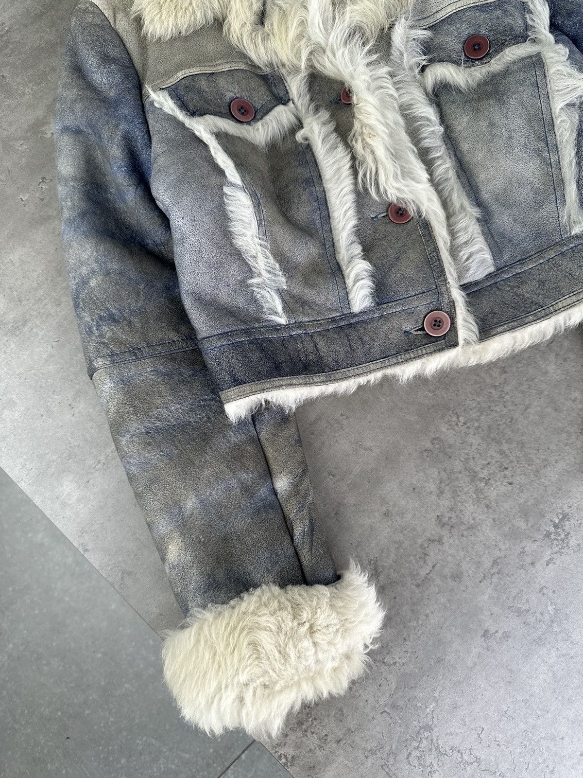 Japanese Brand Vintage Sheepskin Jacket Size M / US 6-8 / IT 42-44 - 5 Thumbnail