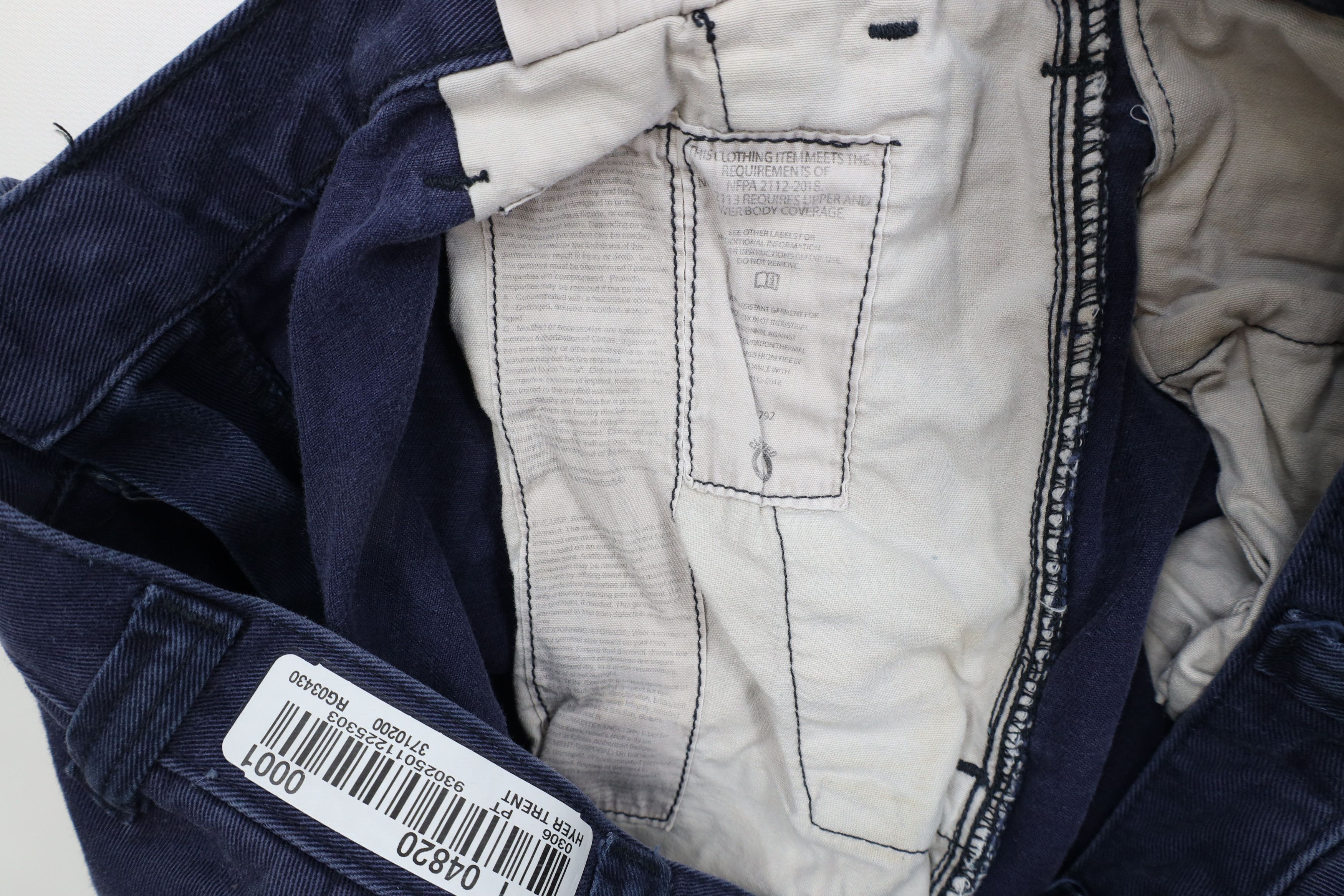 Carhartt × Vintage Vintage Carhartt FR Fire Flame Resistant Wide Leg Pants Size US 34 / EU 50 - 10 Thumbnail