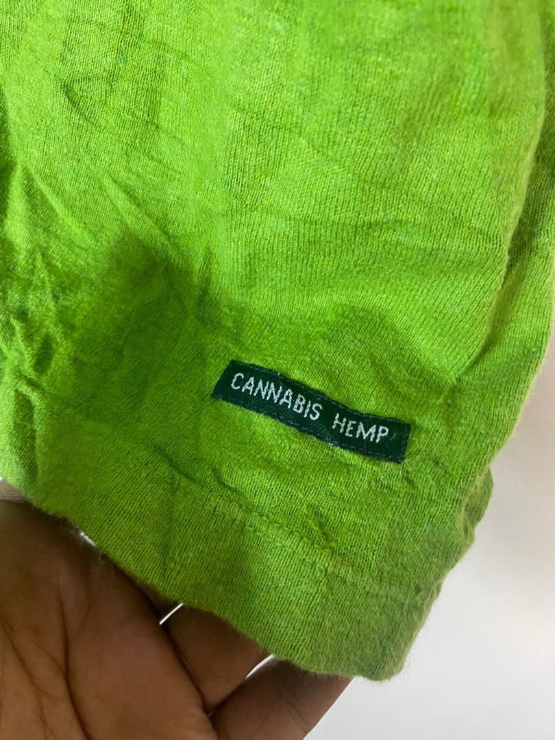 Japanese Brand Cannabis hemp plain tshirt by ahope hemp Size US L / EU 52-54 / 3 - 5 Thumbnail