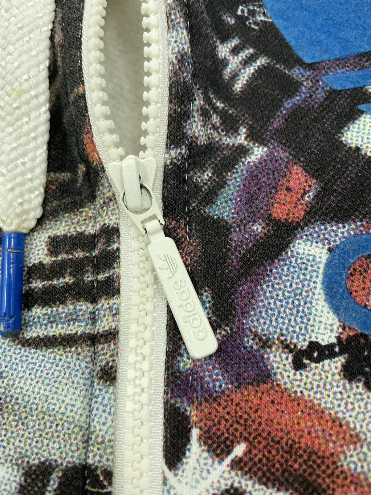 Adidas Vintage Fullzip & Fullprint Adidas Sweater Jacket Hoodie Size US M / EU 48-50 / 2 - 11 Thumbnail