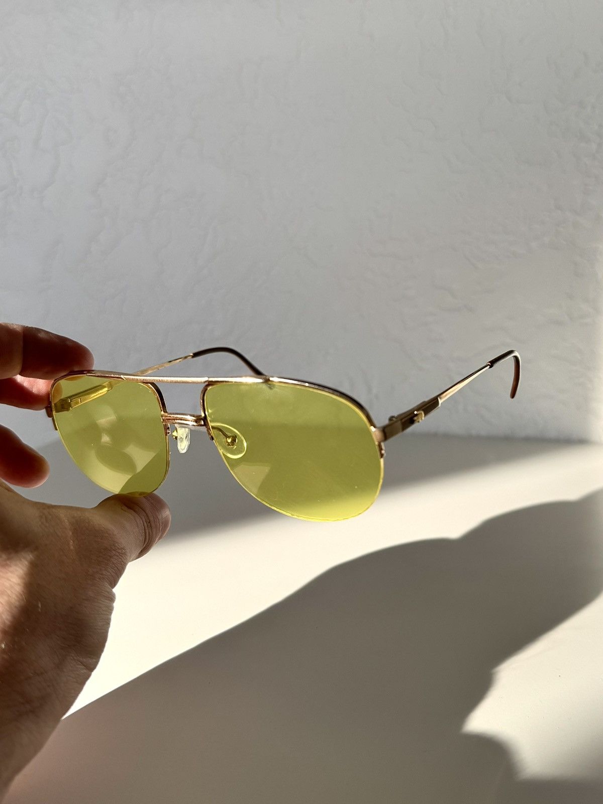 Lacoste ★0% TAX★ Y2K LACOSTE AVIATOR ACID YELLOW PILOT SUNGLASSES Size ONE SIZE - 2 Thumbnail