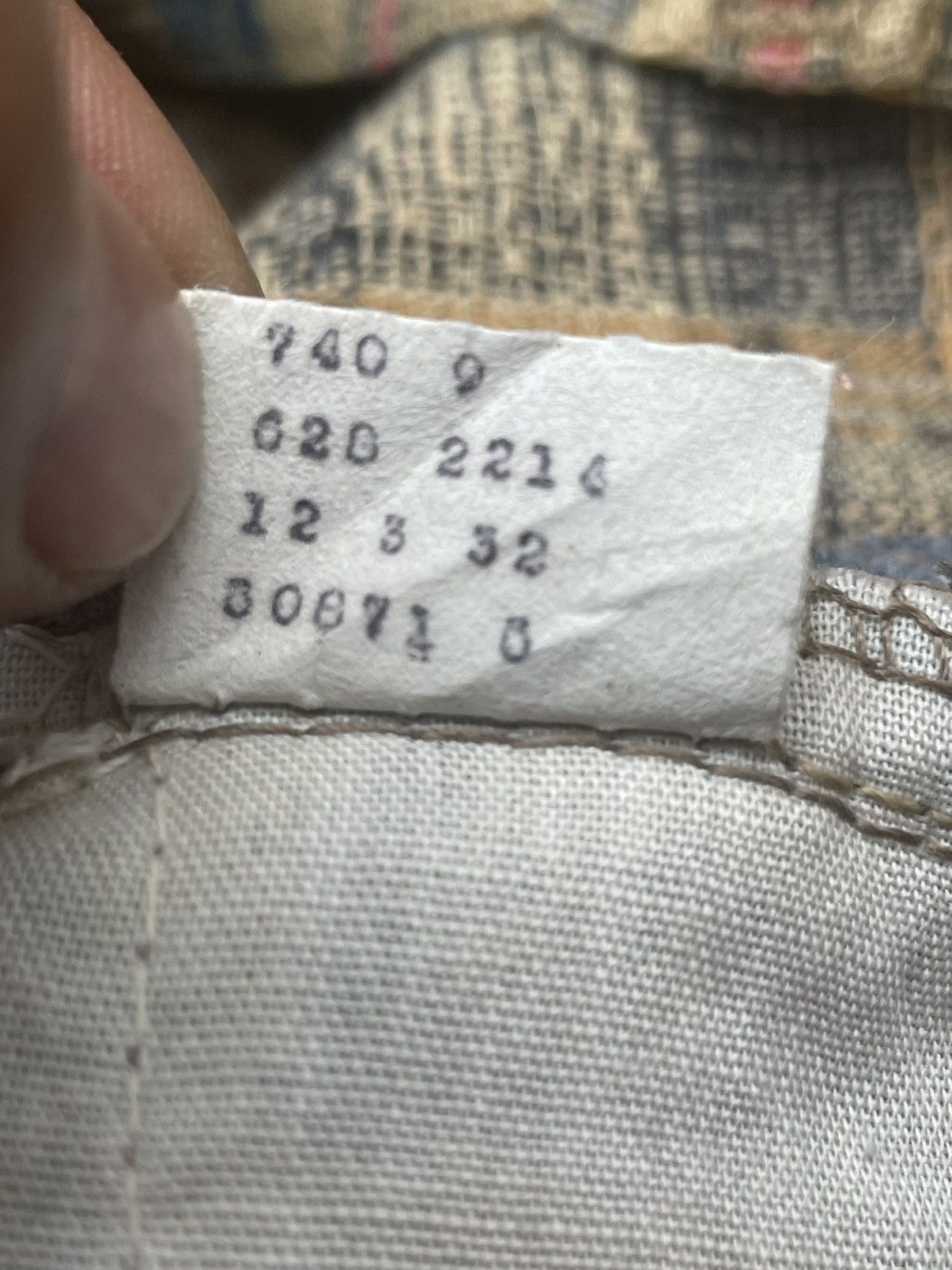 Levi's Vintage 1973 Flare Levis White Tag Checkered Size US 28 / EU 44 - 7 Thumbnail
