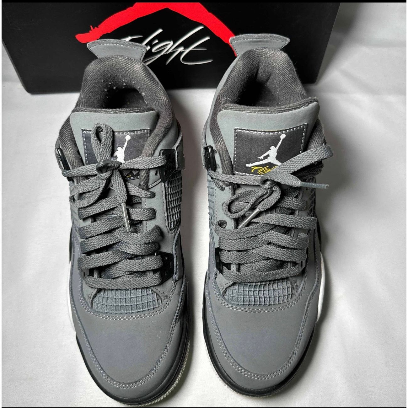 Jordan Brand × Nike Size 7 Nike Air Jordan 4 Retro GS Cool Grey 2019 Men's Shoes Size US 7 / EU 40 - 4 Thumbnail