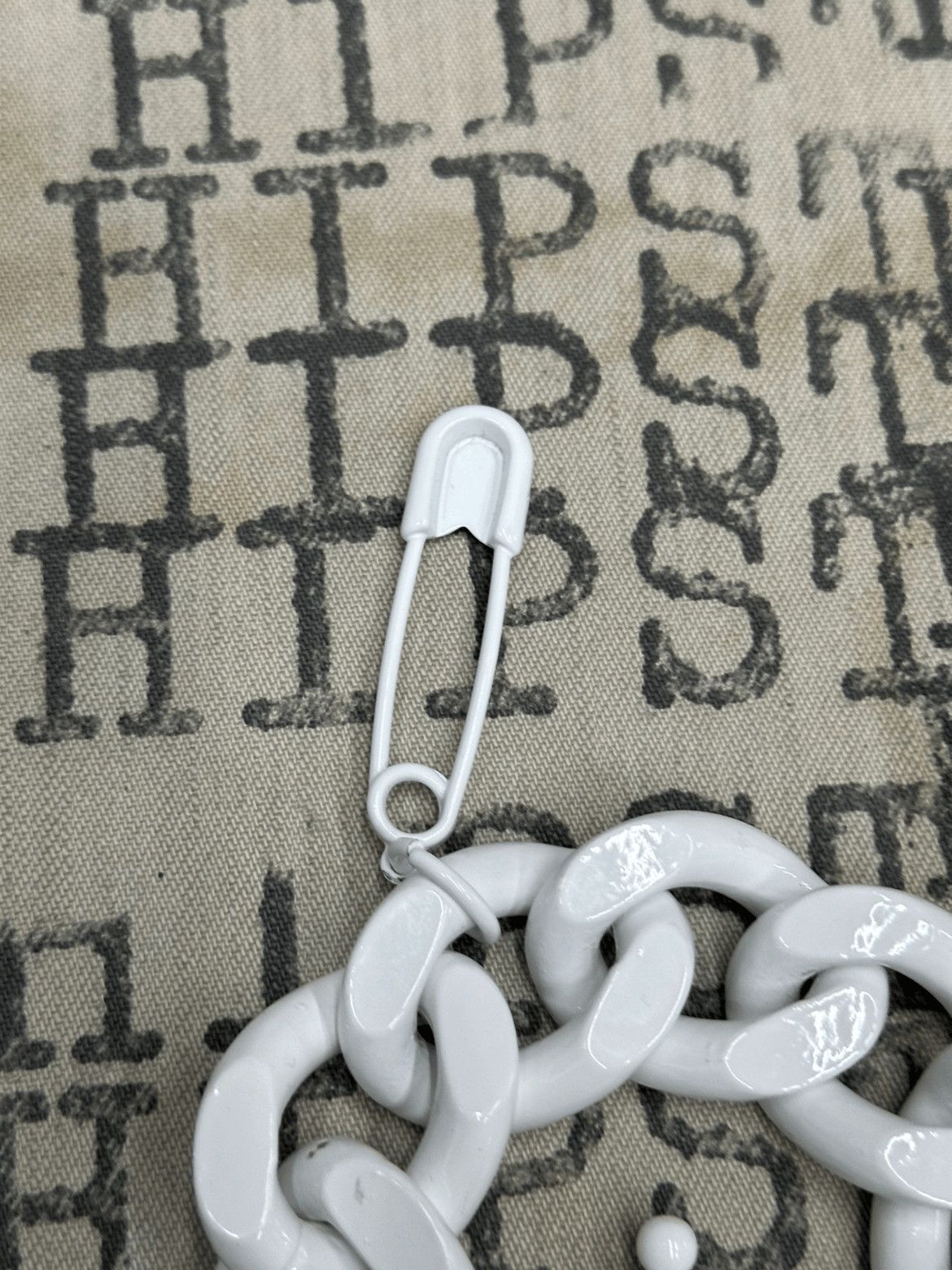 Raf Simons Raf Simons white chain bracelet Size ONE SIZE - 2 Thumbnail