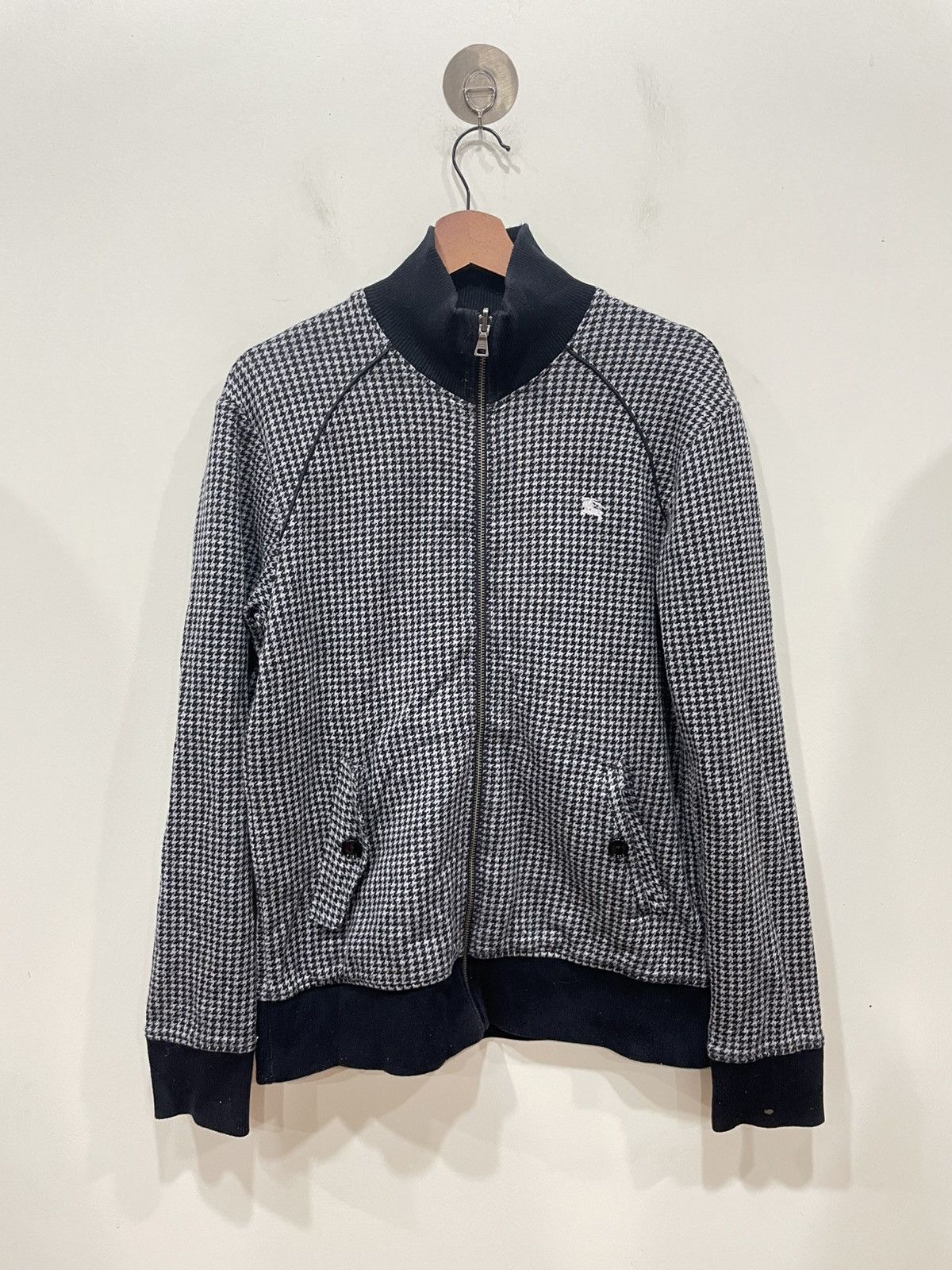 Burberry Burberry Black Label Zipper Reversible Sweater Size L / US 10 / IT 46 - 1 Thumbnail