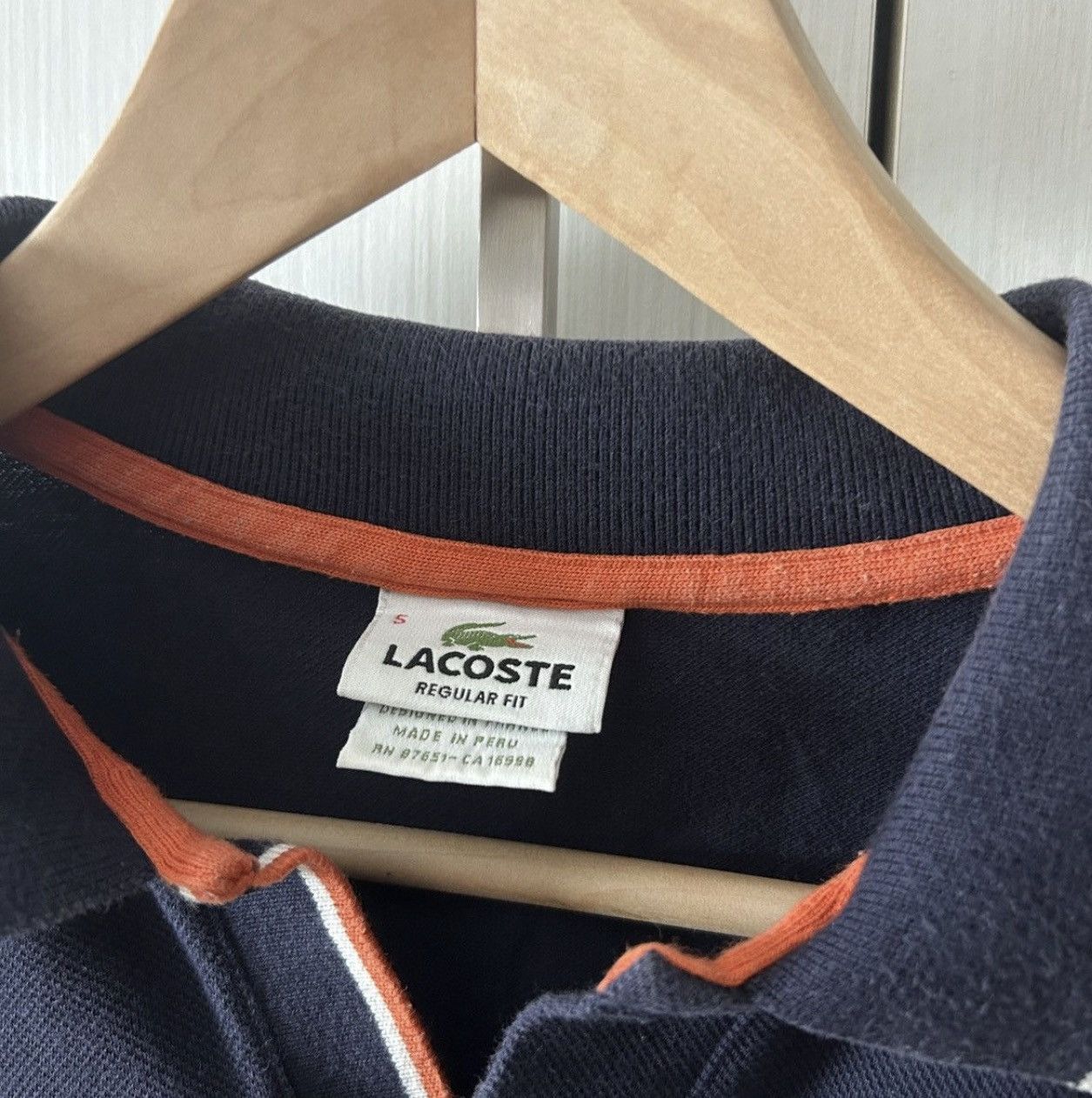 Lacoste Vintage Lacoste blue polos mens made in peru Size US M / EU 48-50 / 2 - 3 Thumbnail
