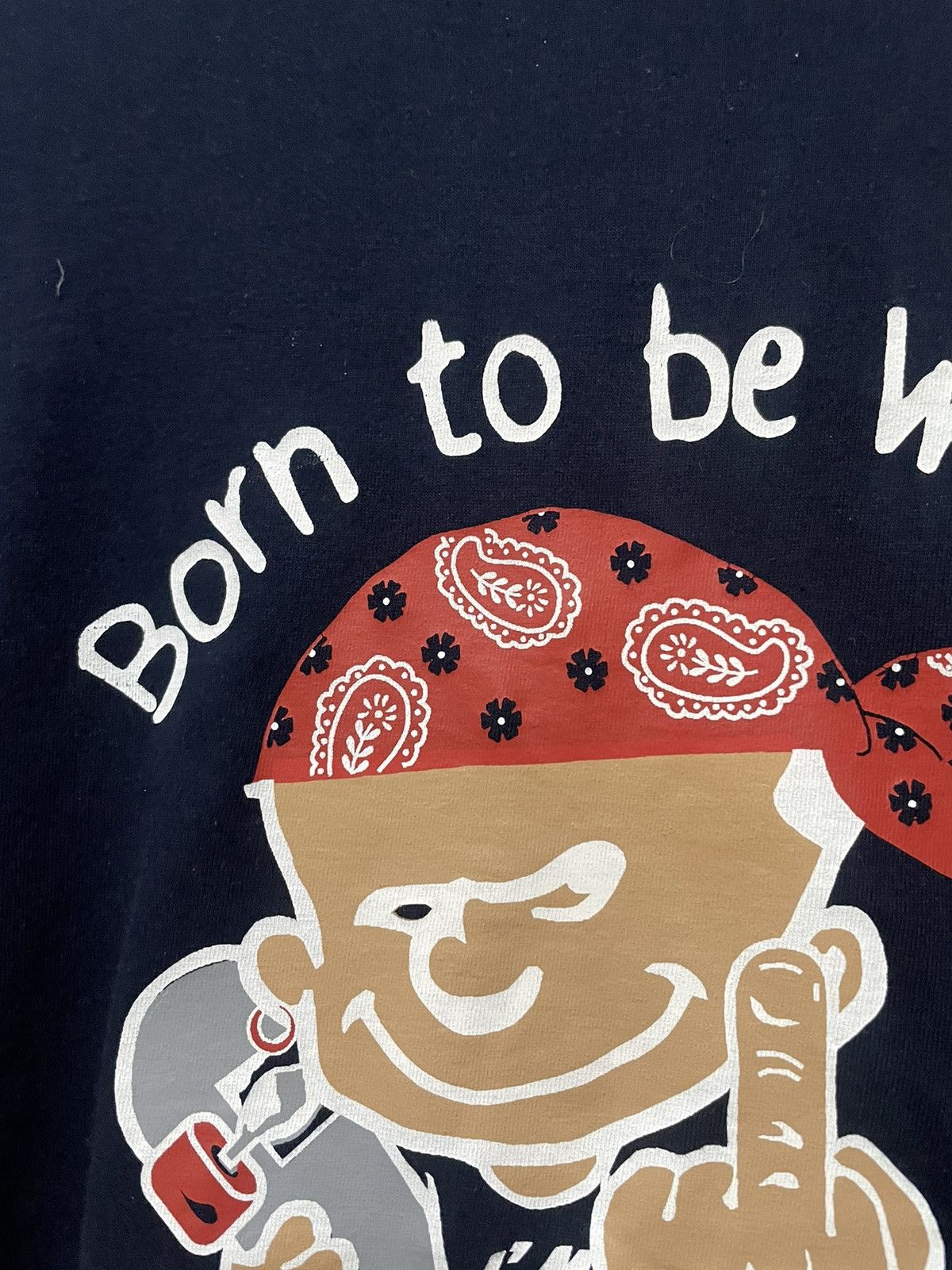 Vintage Vintage 90s Calvin and Hobbes Born To Be Wild Graphic Tee L Size US L / EU 52-54 / 3 - 3 Thumbnail