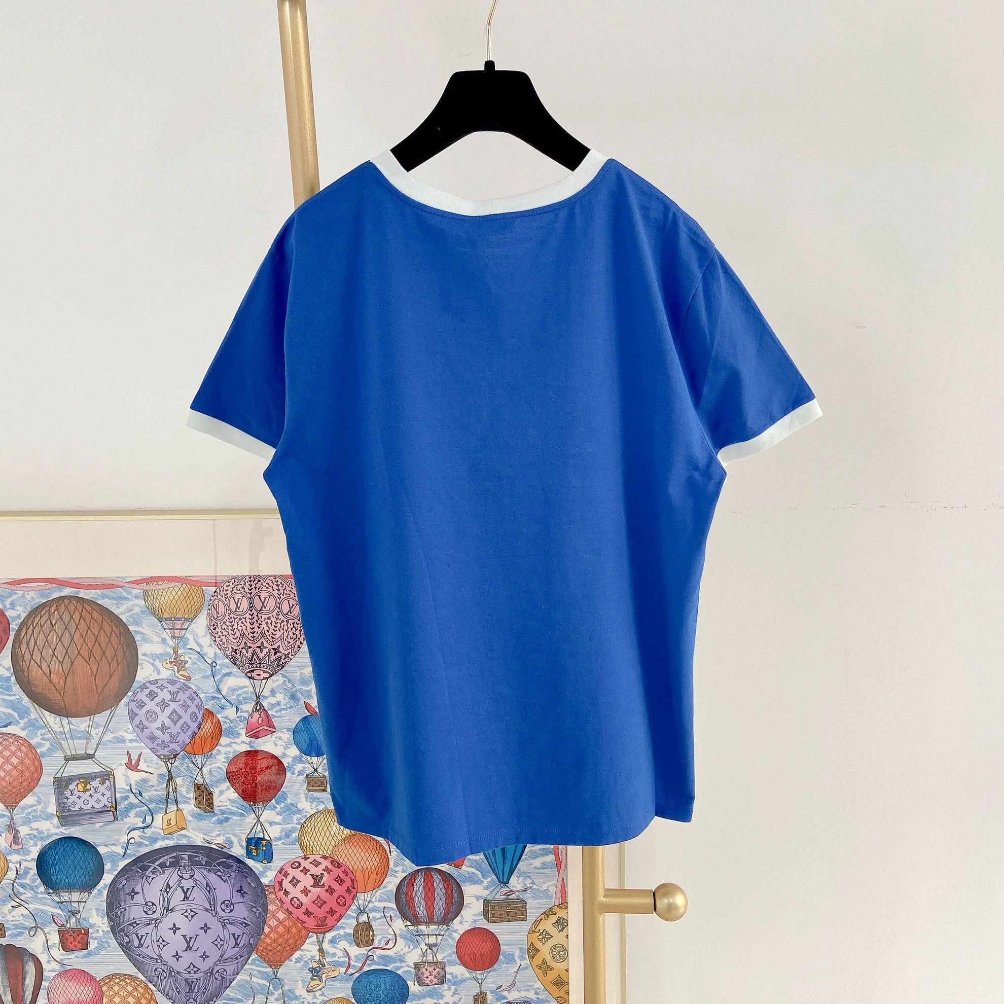 Celine Celine Logo Blue T-Shirt L Size L / US 10 / IT 46 - 3 Thumbnail