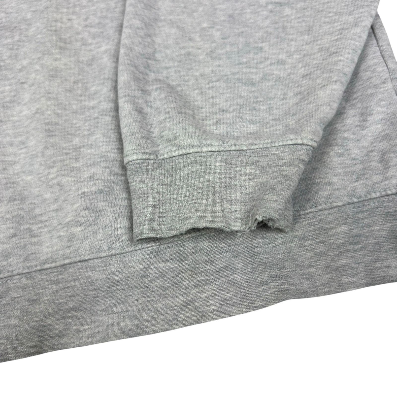 Japanese Brand × Nike Nike Women's Gray Cotton Fleece Lined Pullover Sweatshirt L Size L / US 10 / IT 46 - 7 Thumbnail