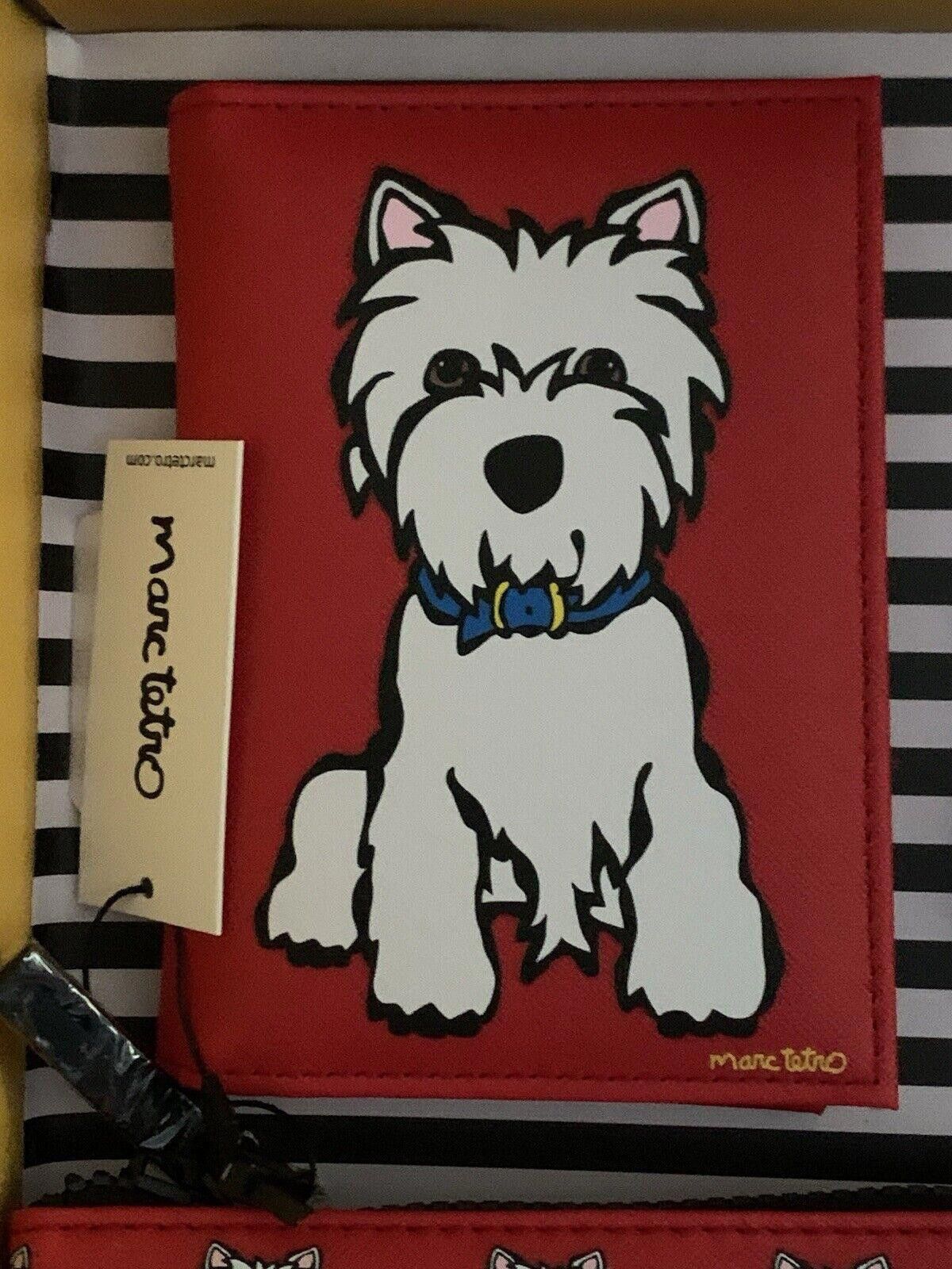 Designer Marc Tetro Cosmetic Bag Luggage Tag Passport Holder Westie Size ONE SIZE - 2 Thumbnail
