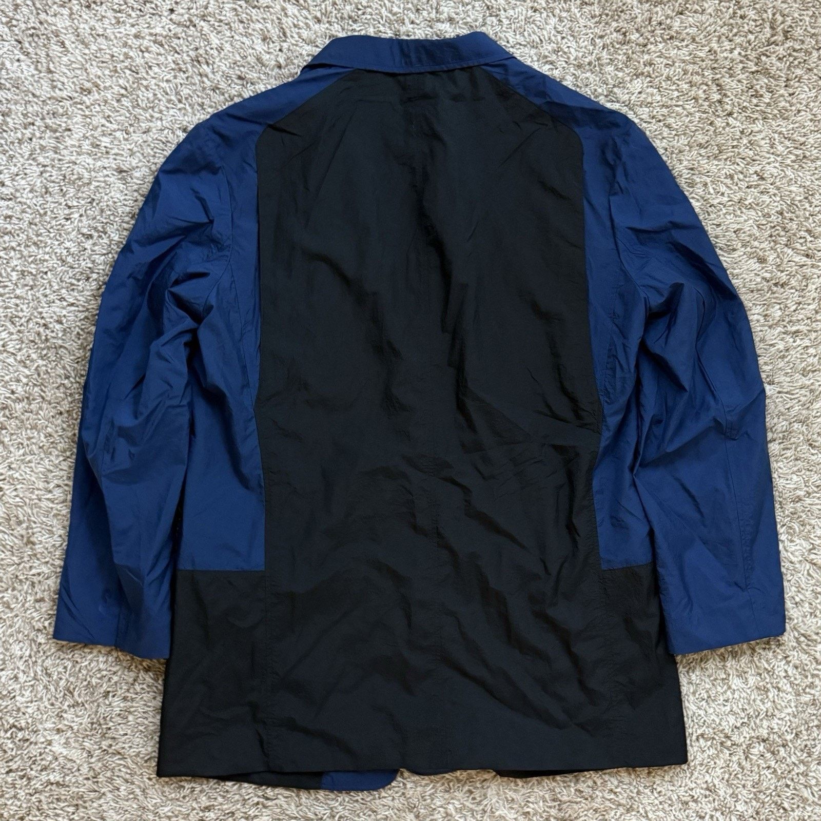 Adidas × Y-3 × Yohji Yamamoto Y-3 Yohji Yamamoto Adidas Ultralight Nylon Blazer Black Blue Size US L / EU 52-54 / 3 - 2 Thumbnail