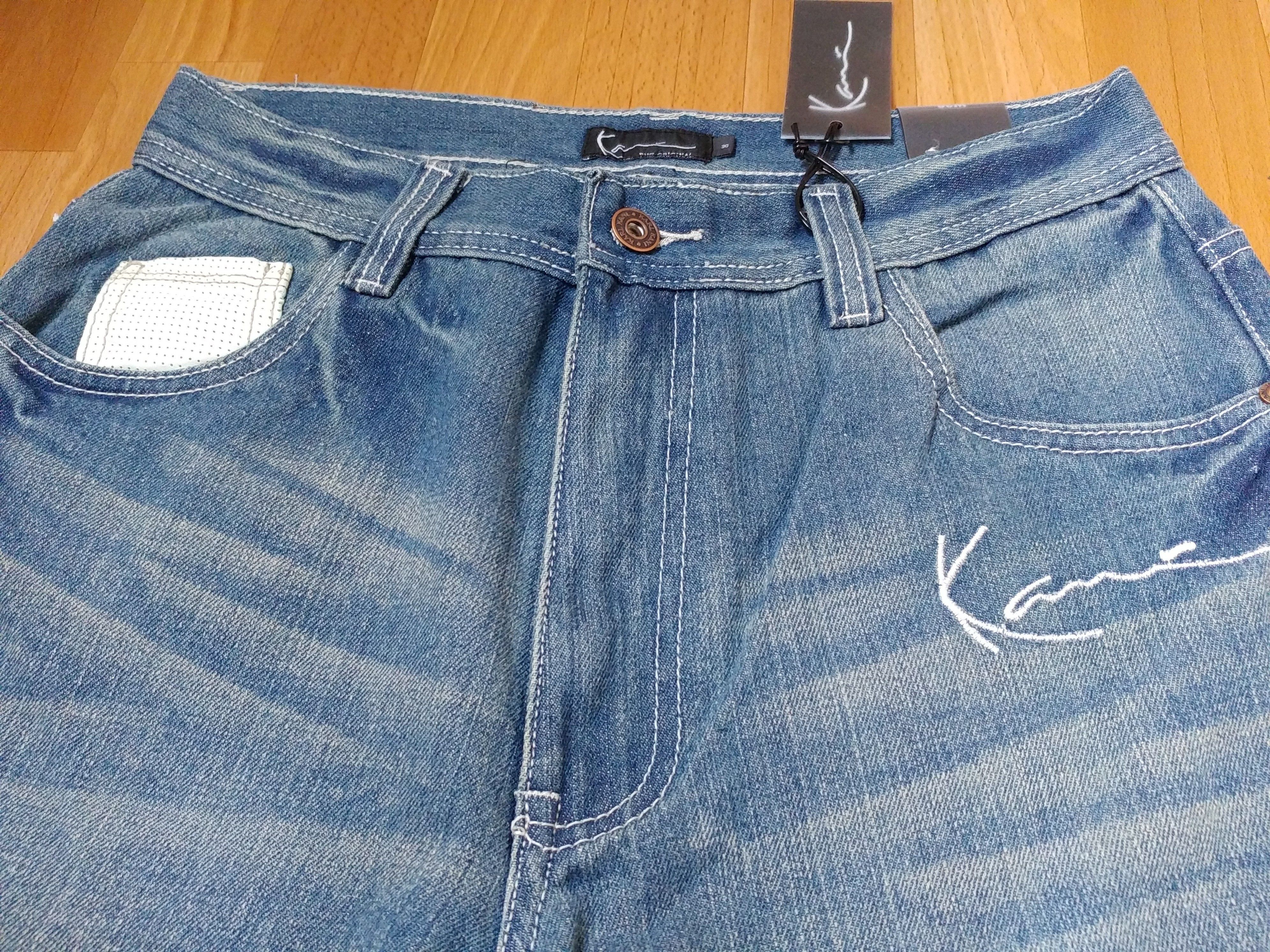 Karl Kani KARL KANI shorts, vintage hip hop baggy jeans, 90s size W 30 Size US 30 / EU 46 - 12 Thumbnail