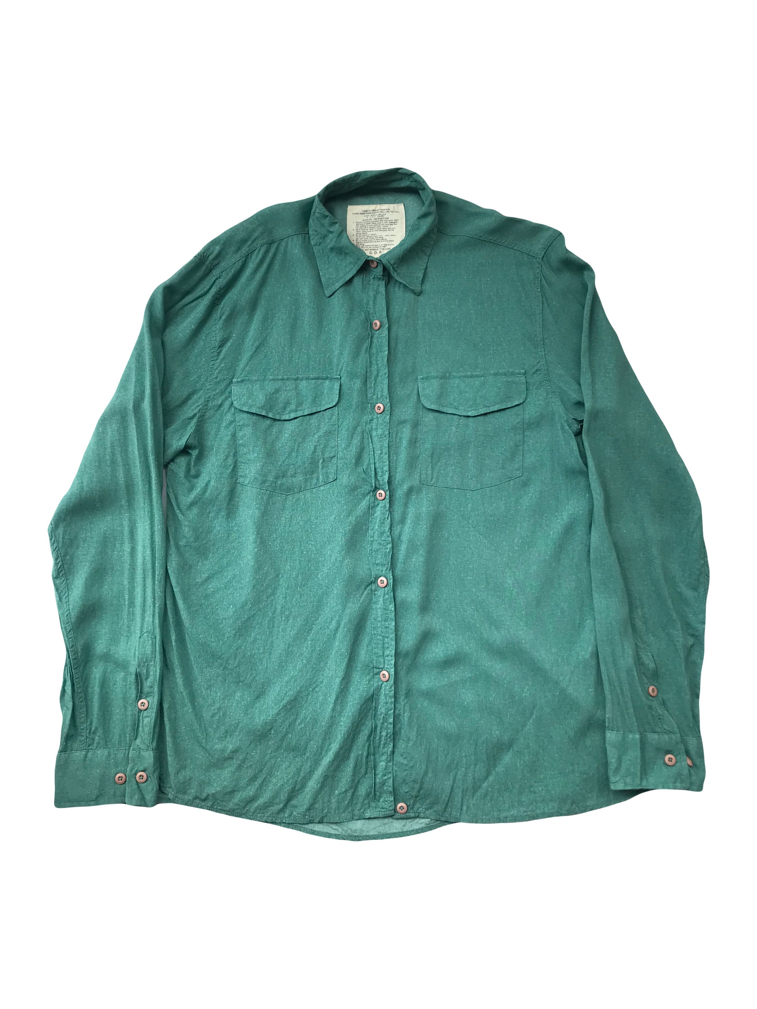 G.O.A Japanese Brand Rayon Mesh Long Sleeve