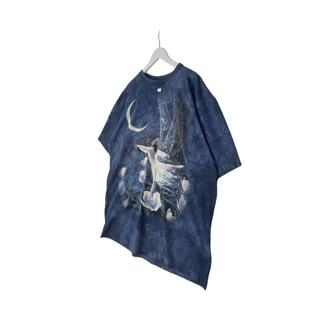 Designer × Vintage vintage The mountain fairy Graphic Tie Dye T-shirt - blue Size US XL / EU 56 / 4 - 2 Thumbnail