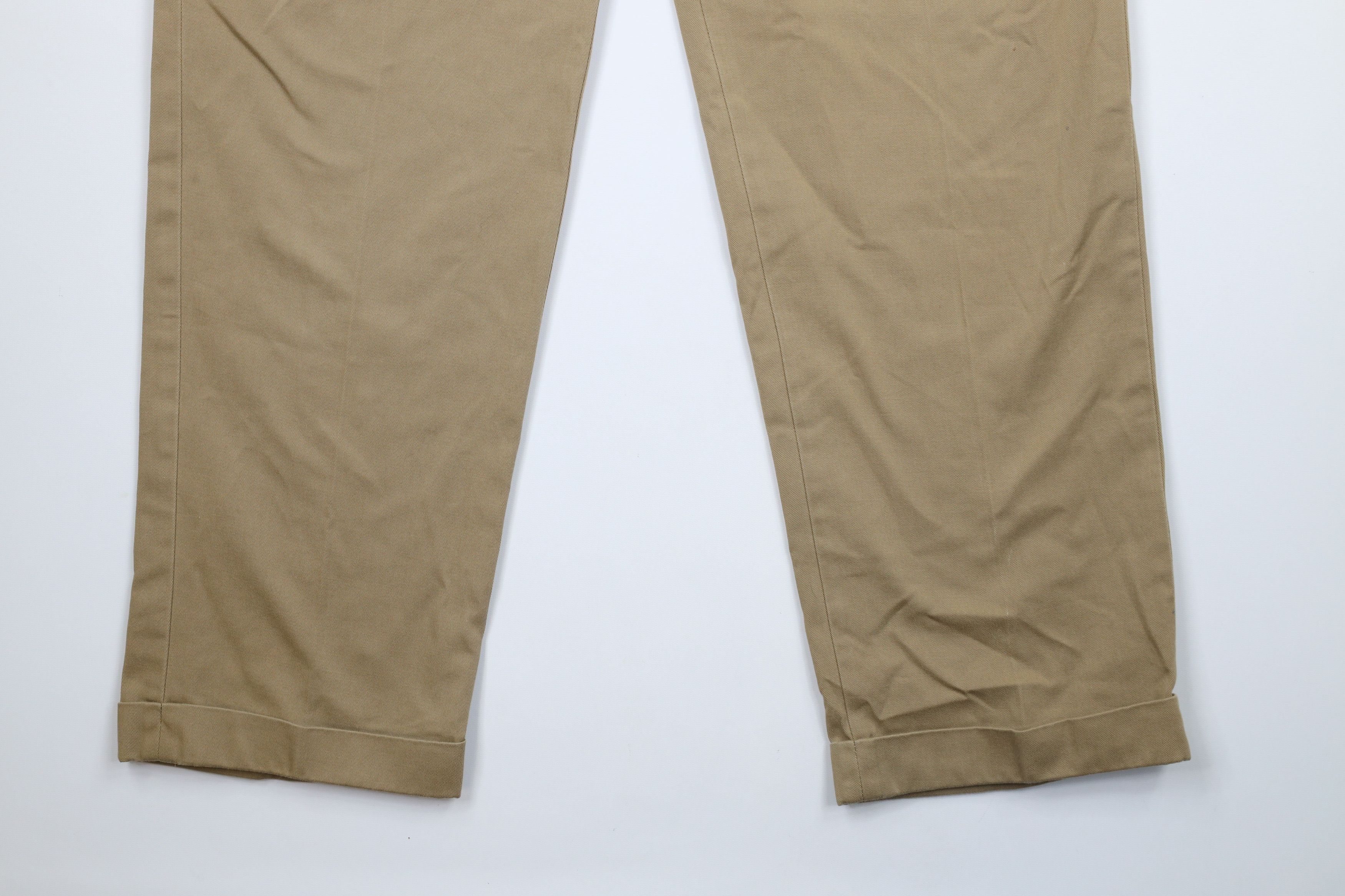 Bills Khakis × Vintage Vintage Bills Khakis Pleated Cotton Twill Pants Beige USA Size US 40 / EU 56 - 4 Thumbnail