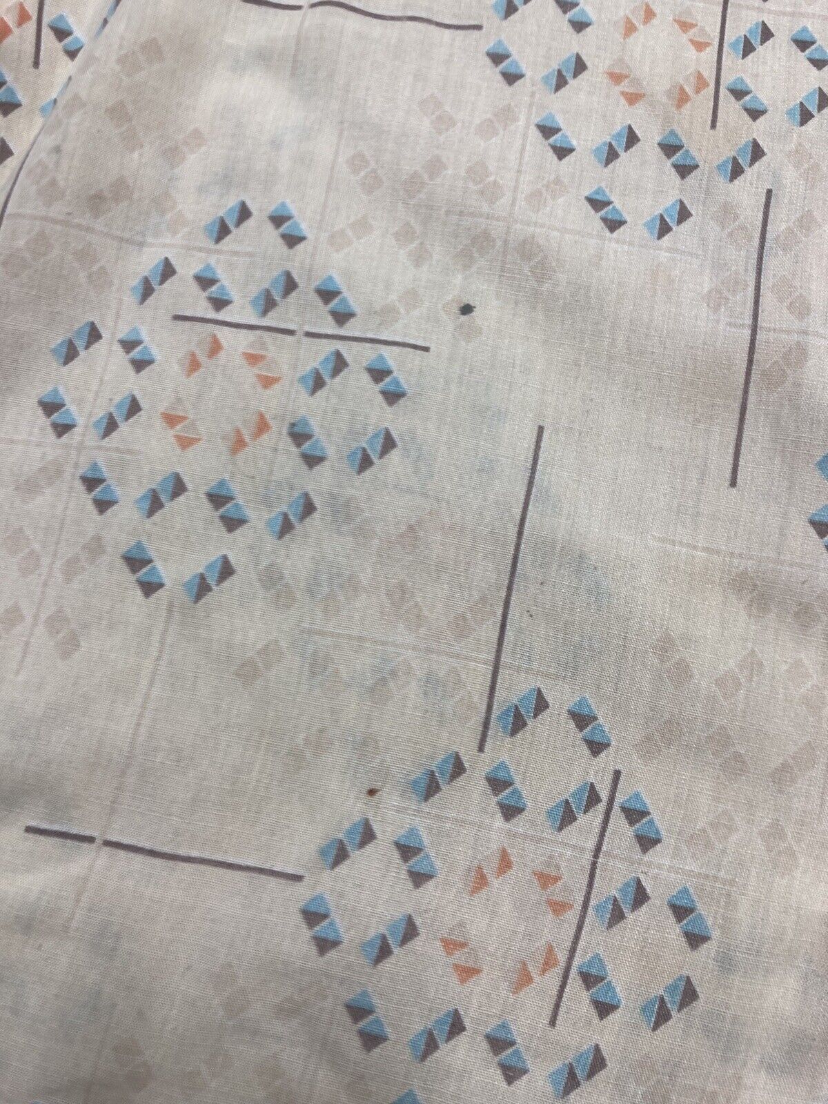 Vintage VTG 70s shirt Towncraft geometric diamonds distressed 3XL Size US XXL / EU 58 / 5 - 4 Thumbnail