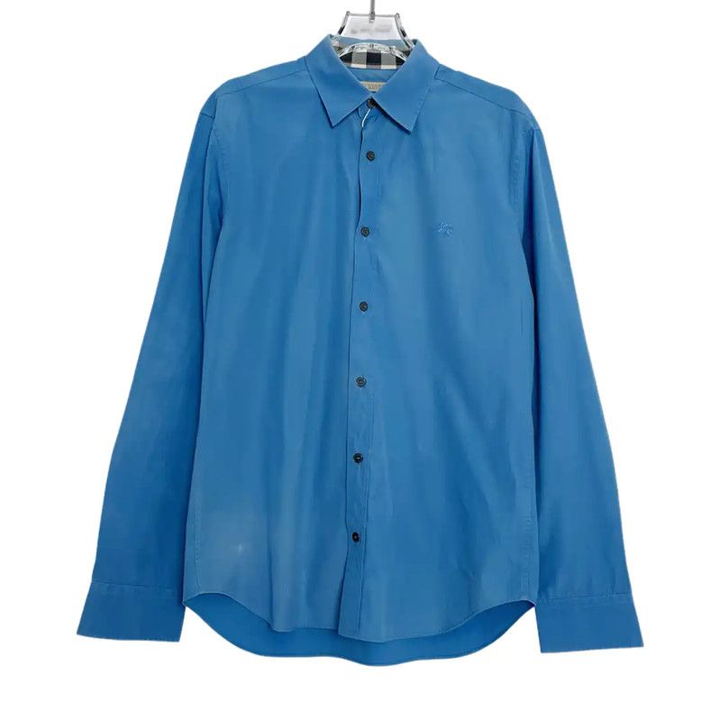 Burberry Burberry Blue Cotton Women's Shirt Size M / US 6-8 / IT 42-44 - 1 Thumbnail
