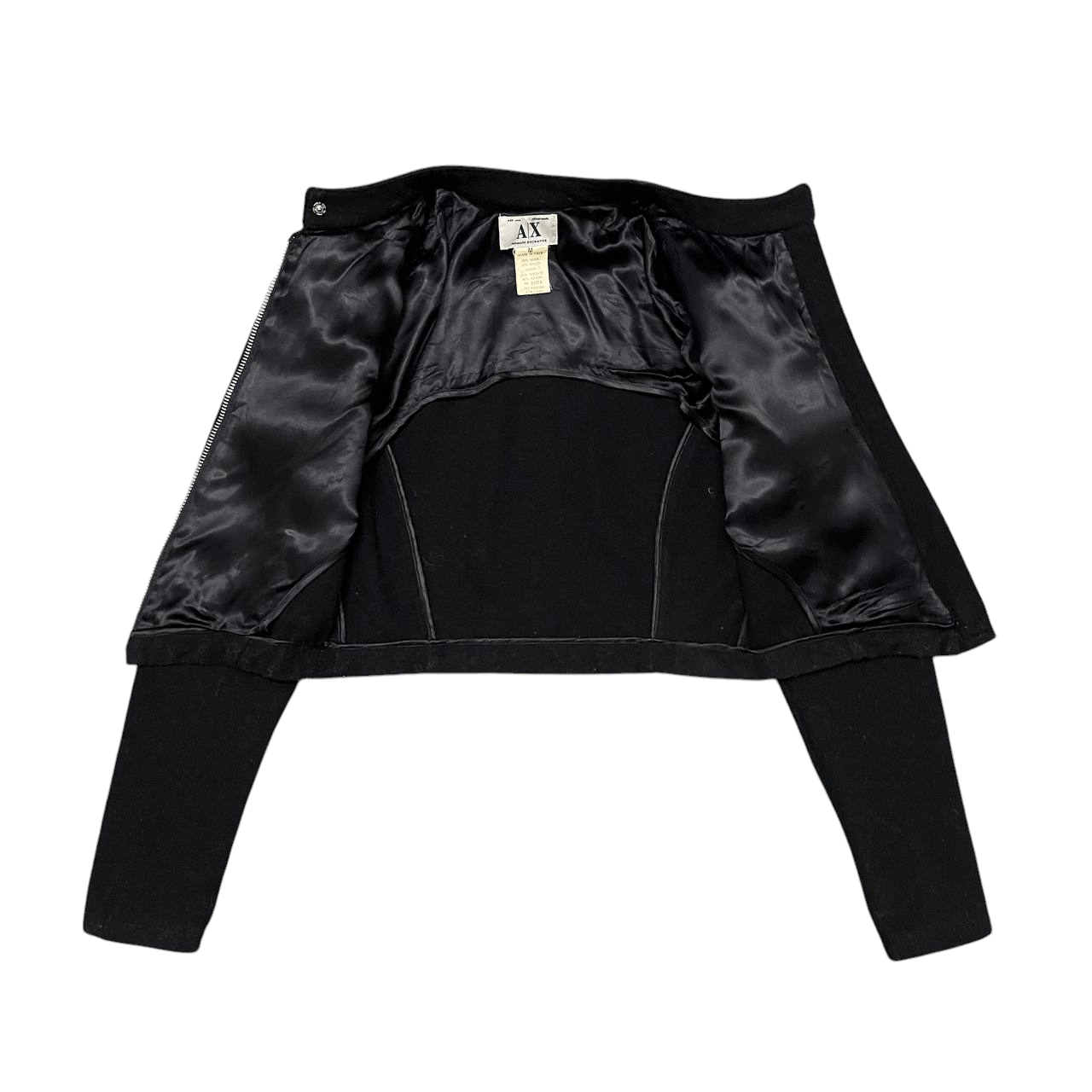 Armani Exchange Vintage A|X Armani Exchange Wool Cropped Jacket Size M / US 6-8 / IT 42-44 - 5 Thumbnail