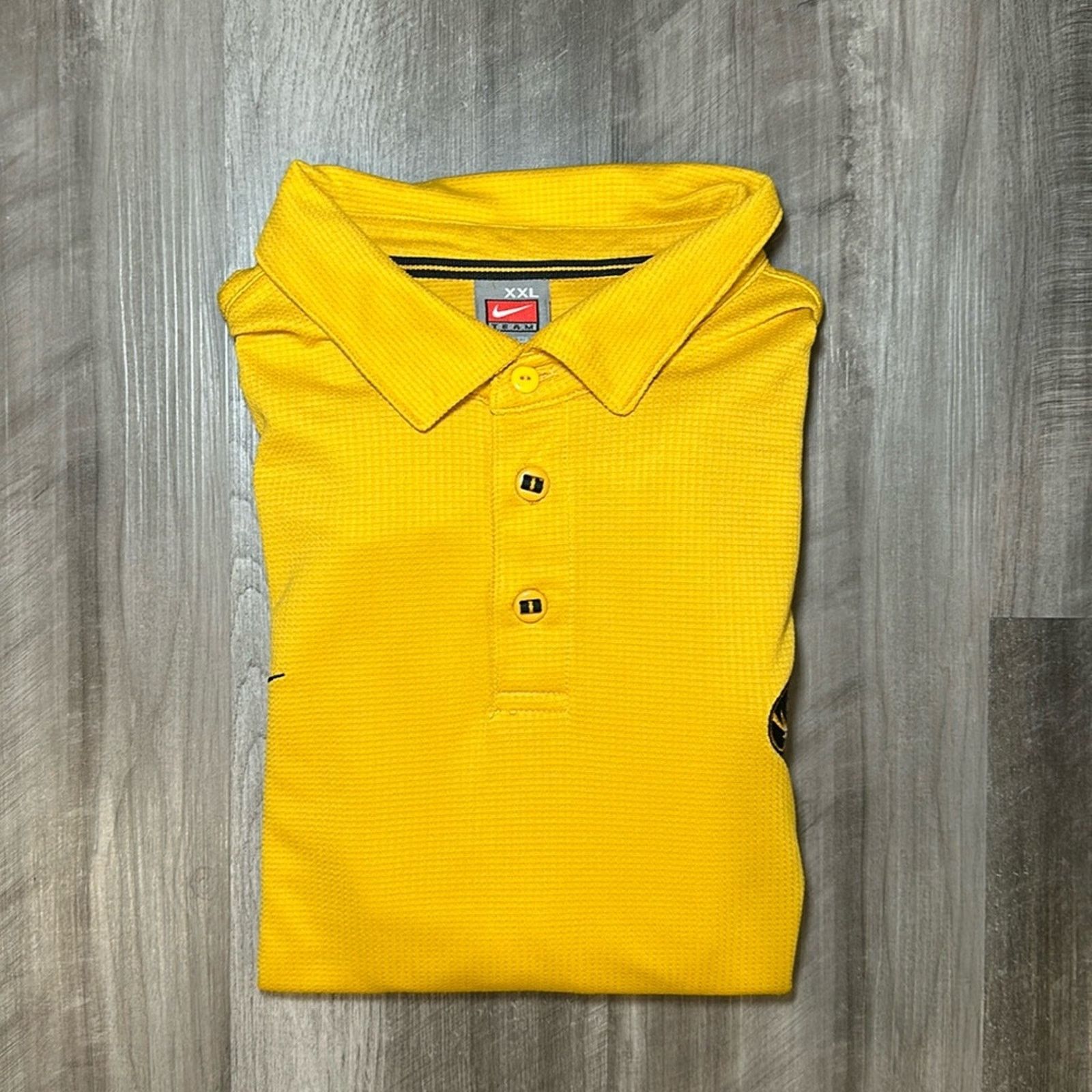 Nike Missouri Tigers Nike Team FitDry Mesh Polo - 2XL Size US XXL / EU 58 / 5 - 1 Thumbnail