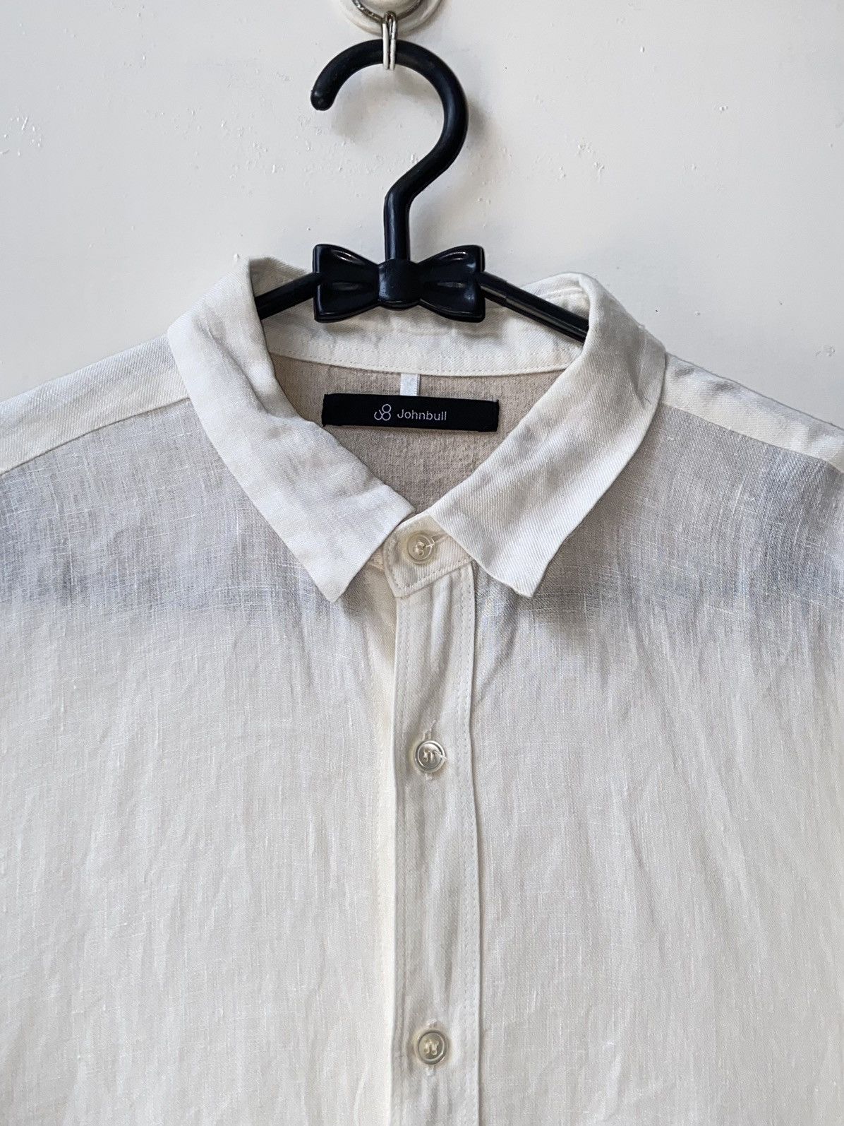 Japanese Brand × Johnbull × Yohji Yamamoto JOHN BULL White Shirt Size US M / EU 48-50 / 2 - 4 Thumbnail