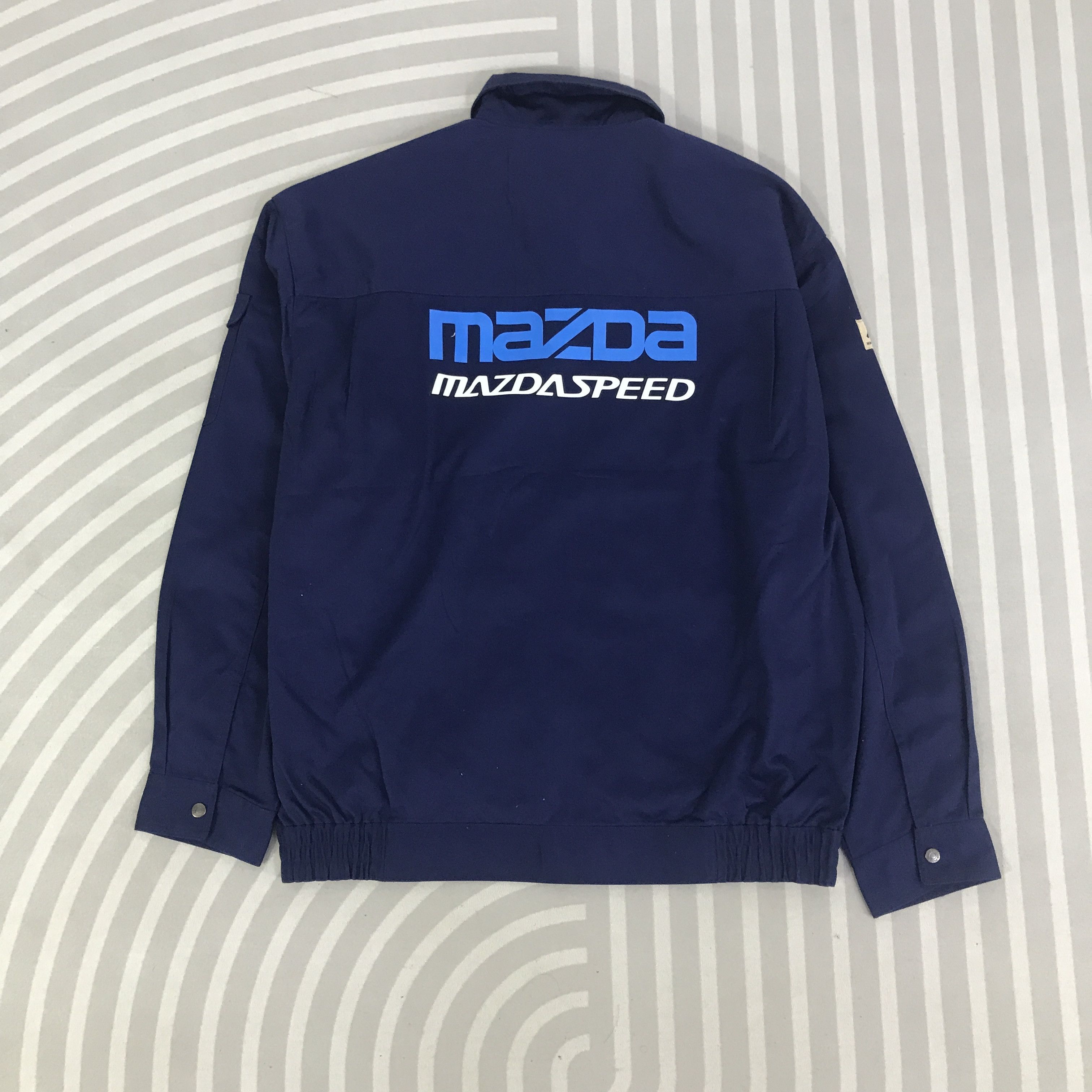 Japanese Brand Vintage Mazda Racing Japan workwear custom Jacket K79B1 Size US L / EU 52-54 / 3 - 1 Thumbnail