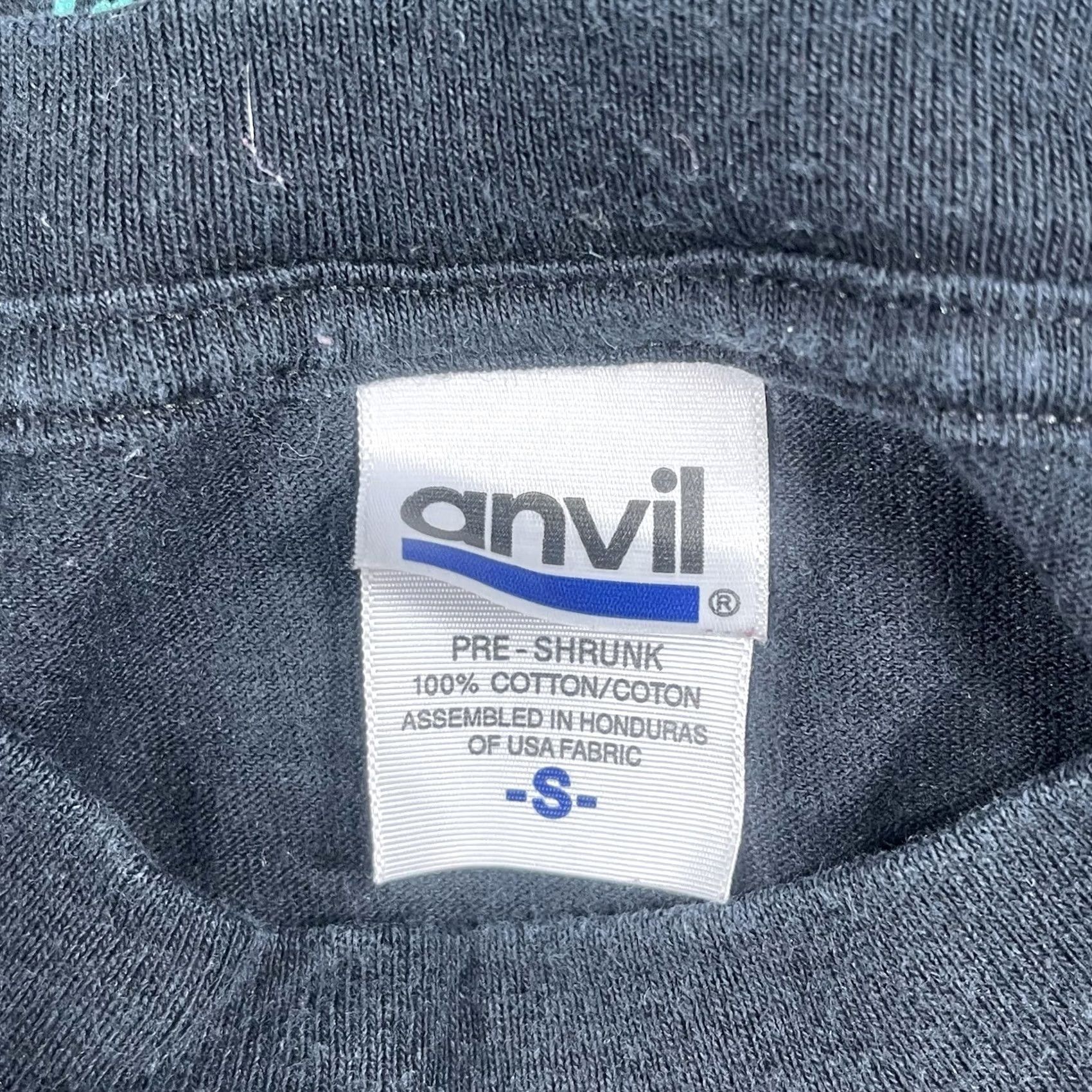 Anvil Anvil T-Shirt Mens S Small Graphics James Taylor One Man Band 2006 CrewNeck Black Size US S / EU 44-46 / 1 - 7 Thumbnail